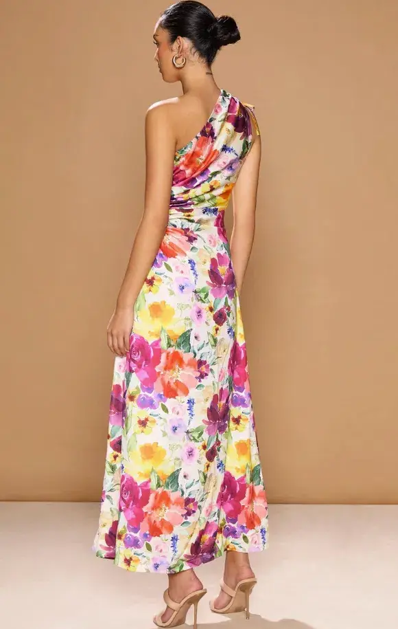 Sonya Moda Nour Midi Dress Floreale Watercolour Size 16 - Image 3