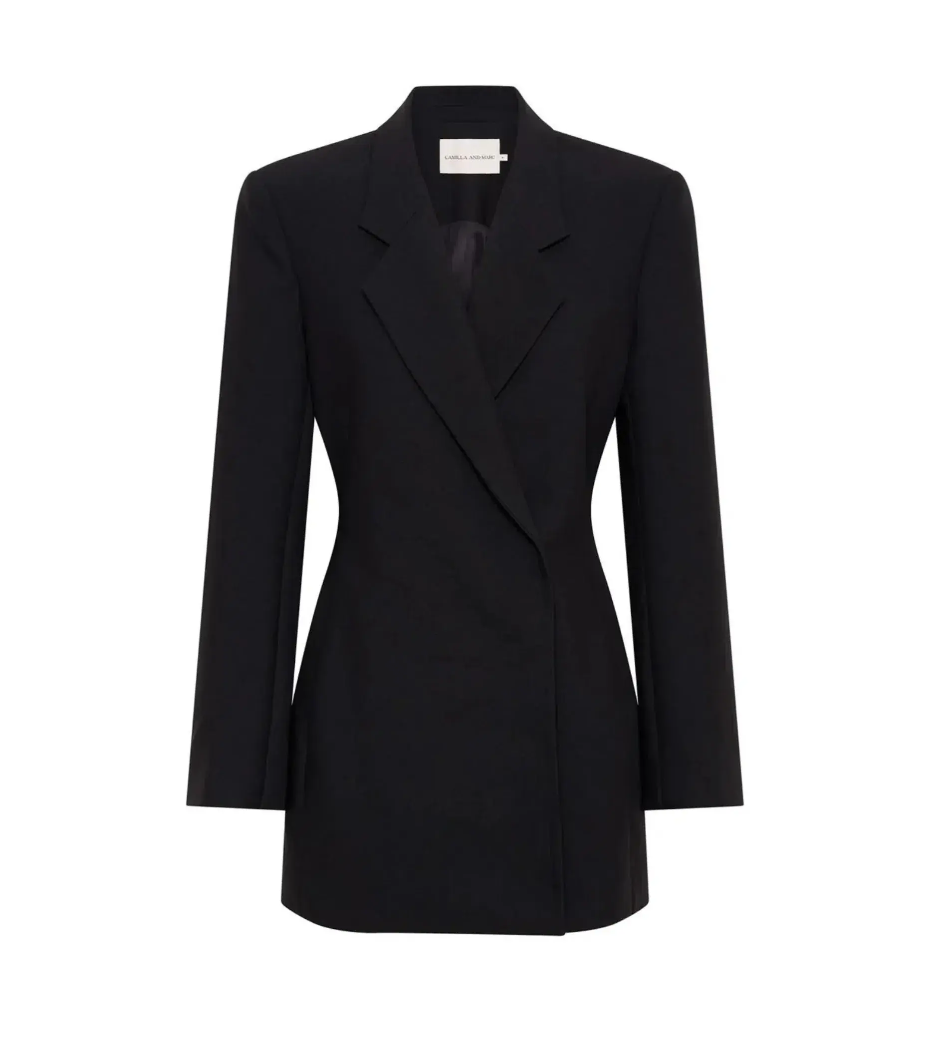 Camilla and Marc Claud Blazer Mini Dress Black Size 6/XS - Image 3