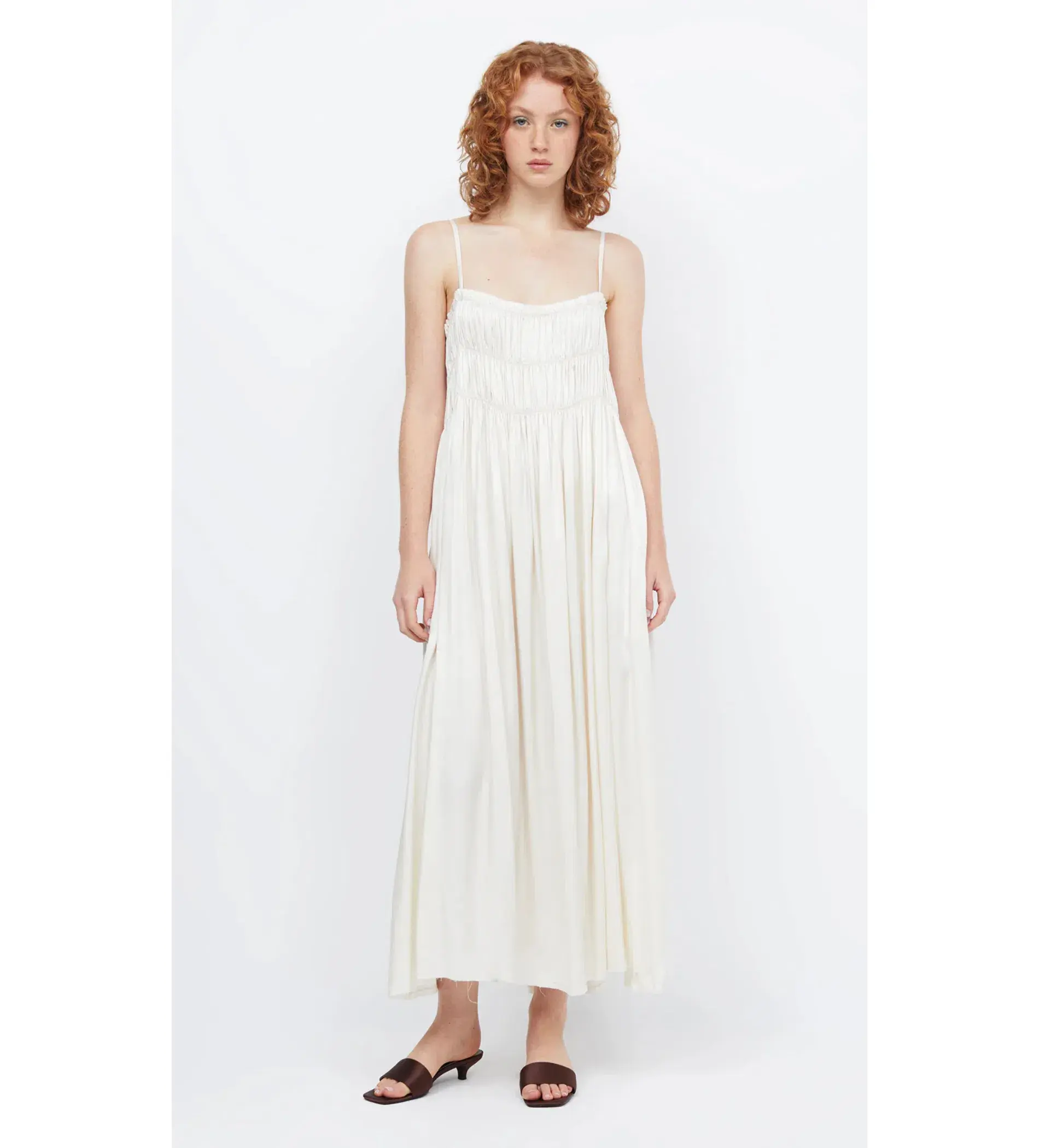 Bec & Bridge Dali Maxi Shift Dress Ivory Size 12 - Image 1