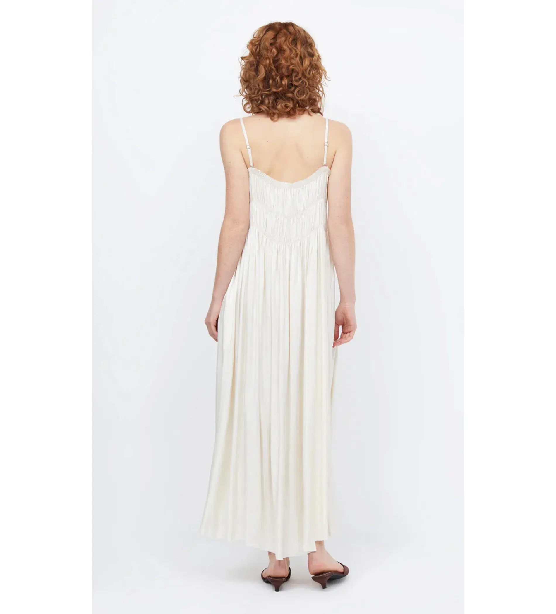 Bec & Bridge Dali Maxi Shift Dress Ivory Size 12 - Image 3