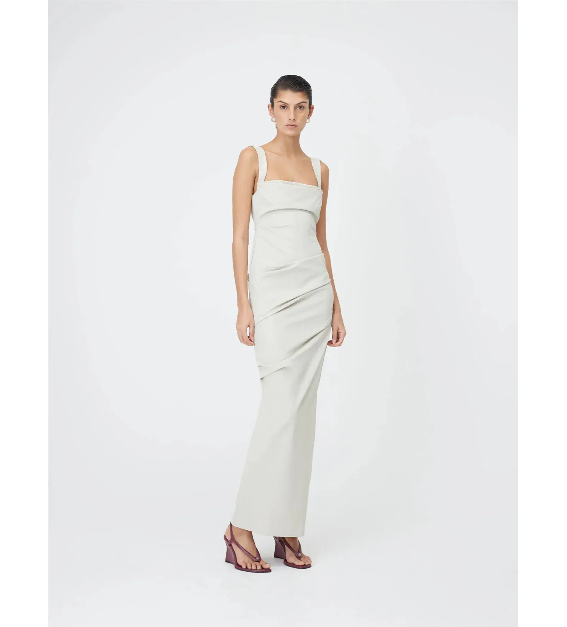 Paris Georgia Raf Maxi Dress in Fawn Size 6 - Image 1
