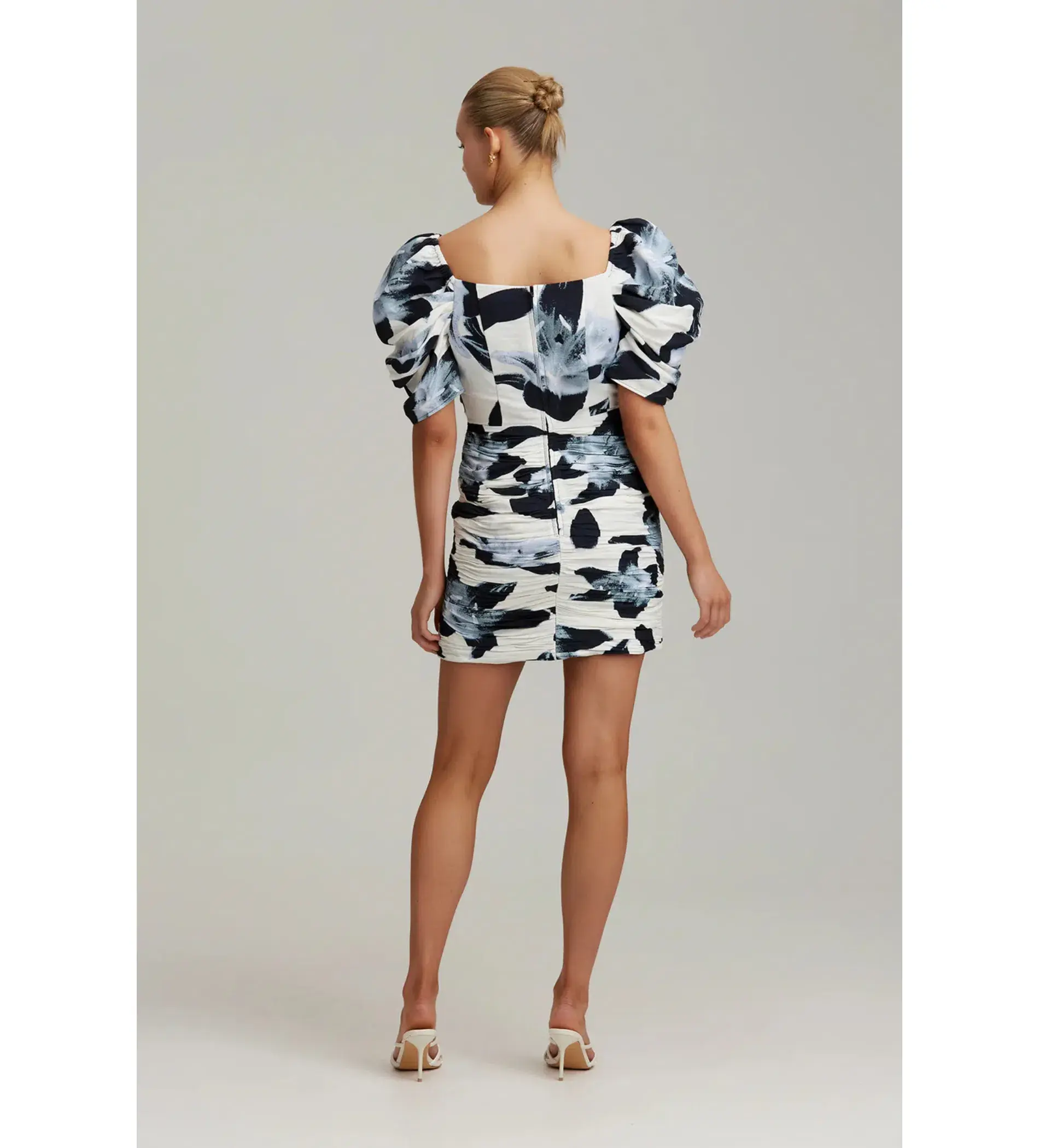 C/MEO Collective Ambient New Direction Mini Dress Black Botanic Size 14 - Image 3