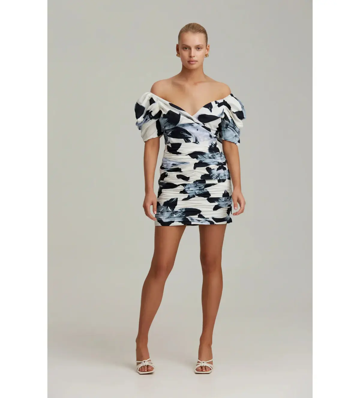 C/MEO Collective Ambient New Direction Mini Dress Black Botanic Size 14 - Image 1