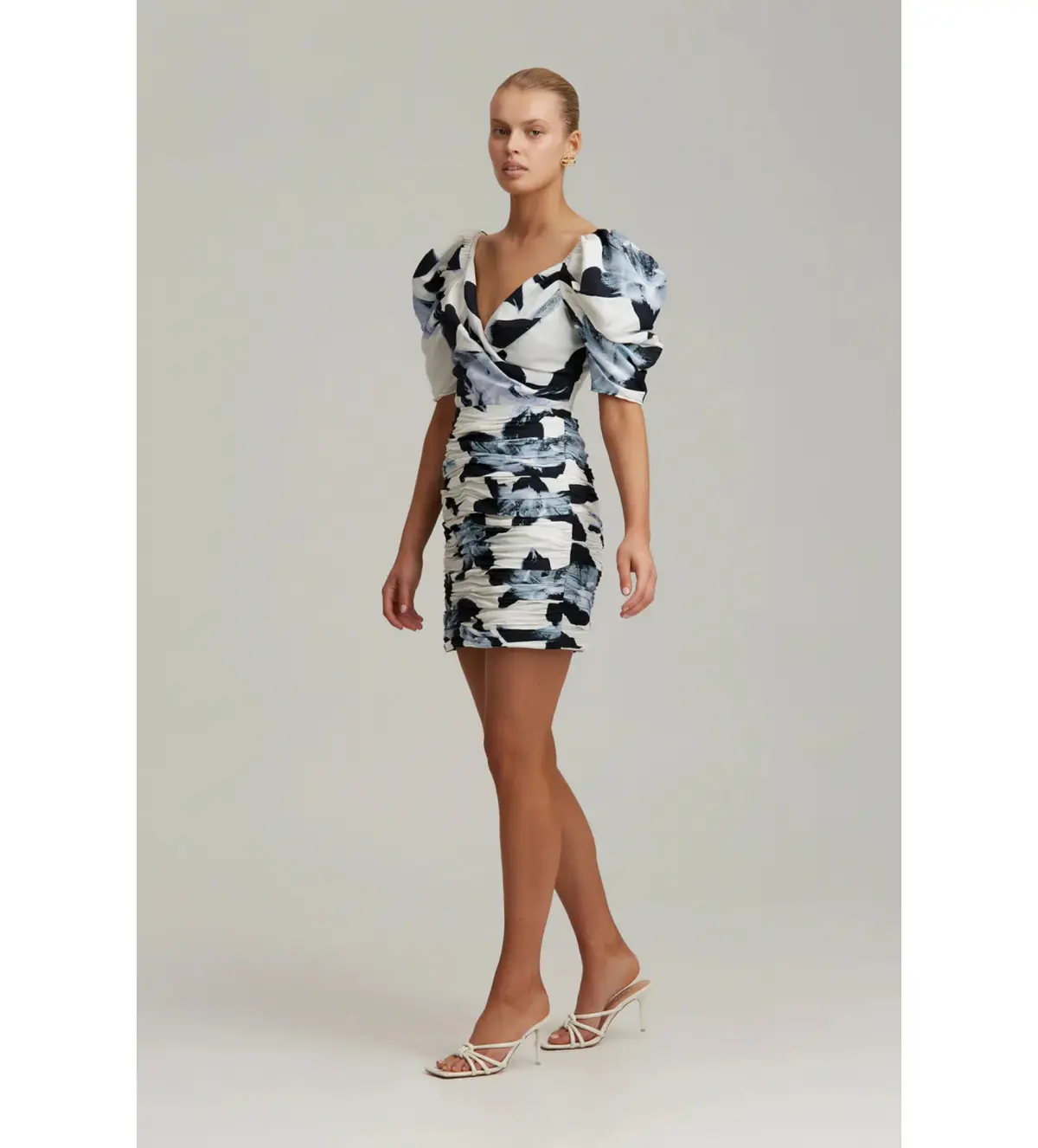 C/MEO Collective Ambient New Direction Mini Dress Black Botanic Size 14 - Image 2