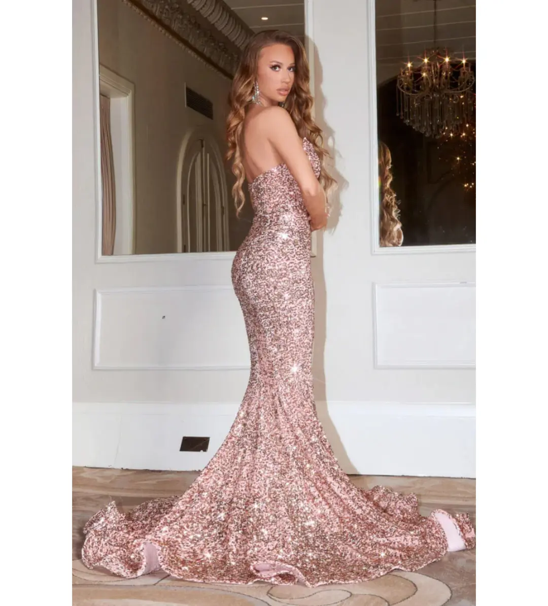 Portia and Scarlett PS21208 Rose Size 6 for rent on The Volte - main image