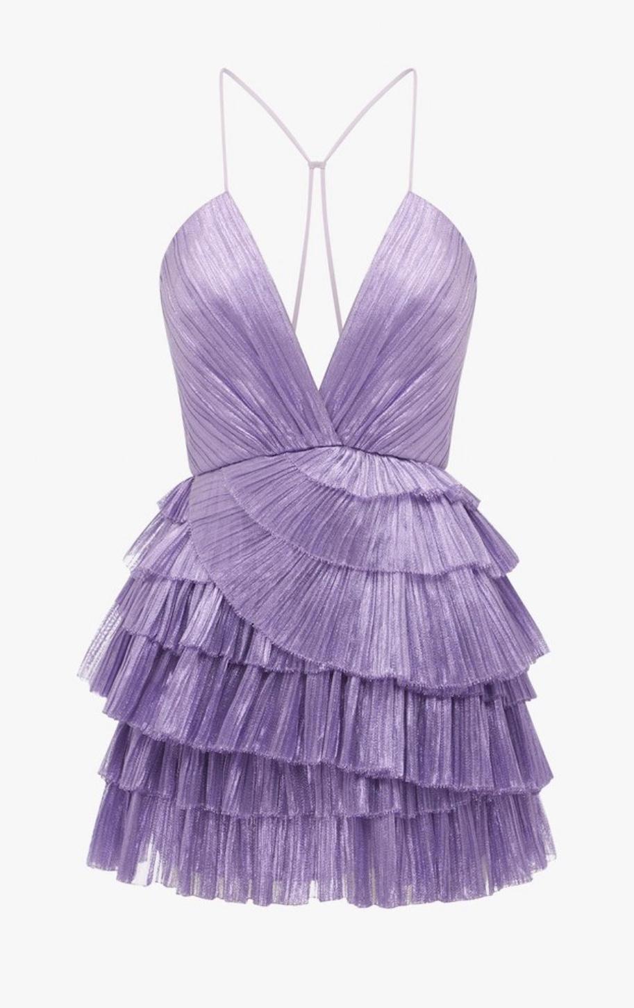 Alice Mccall ‘Don’t be shy’ Dress Purple Size 6 - Image 1