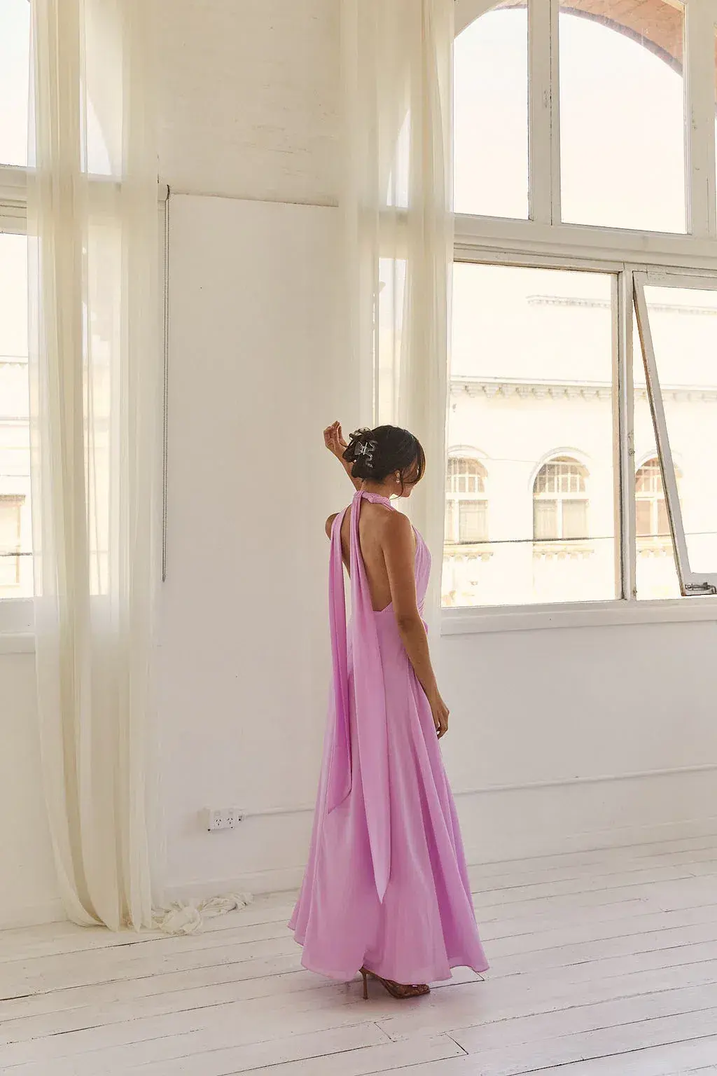 Calia Collection Antonia Dress Soft Pink Lilac Size 8 - Image 3