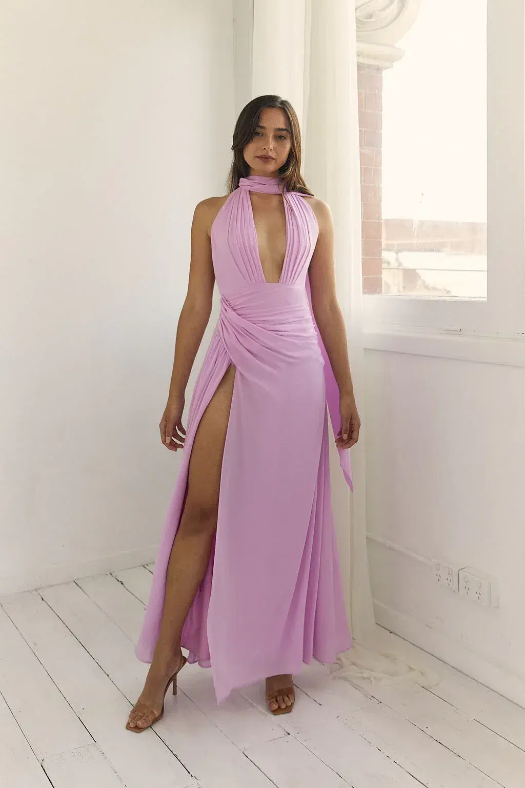 Calia Collection Antonia Dress Soft Pink Lilac Size 8 - Image 1