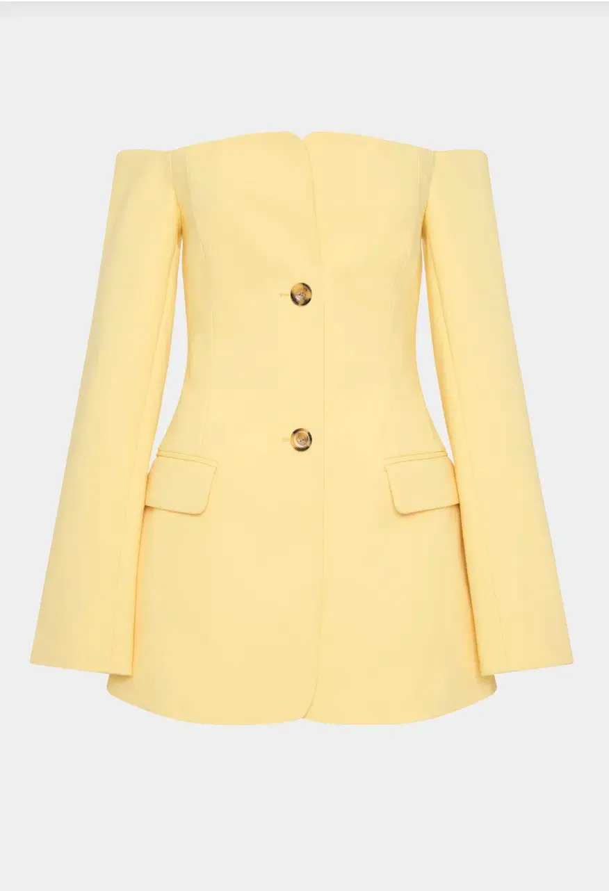 Sir the Label Sandrine Tailored Mini Dress in Limone Size 1 / AU 8 - Image 13