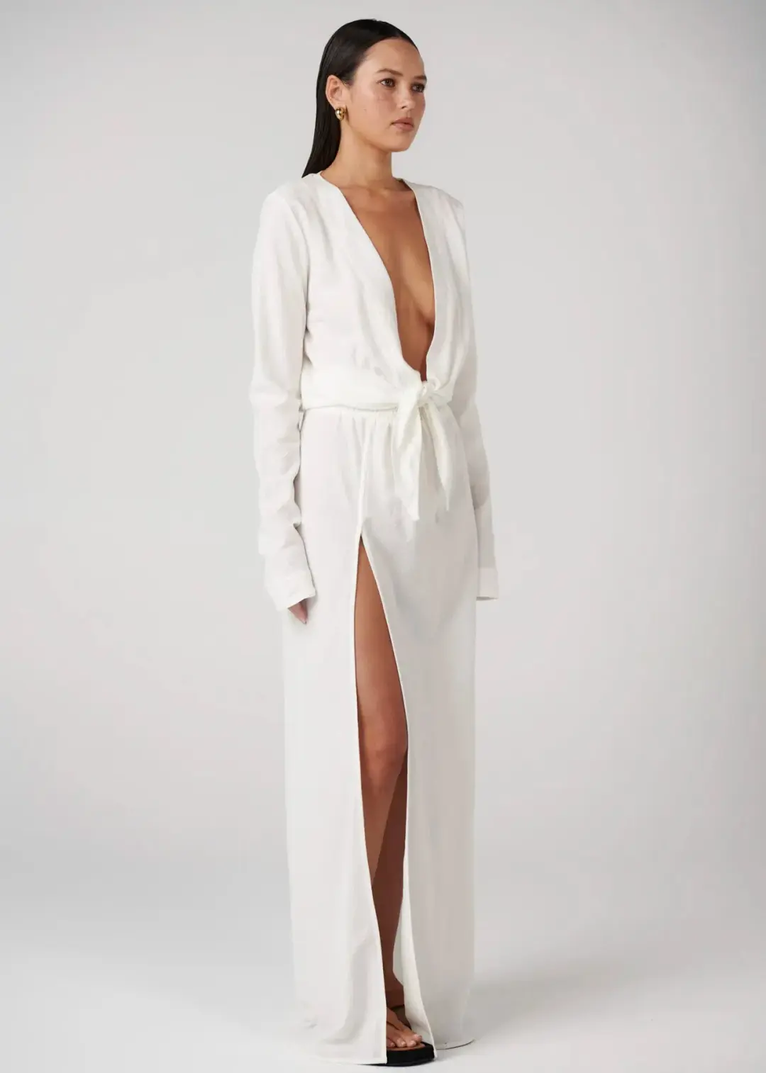 Bayse Rayna Maxi Dress in Ivory Size 10 for rent on The Volte - main image