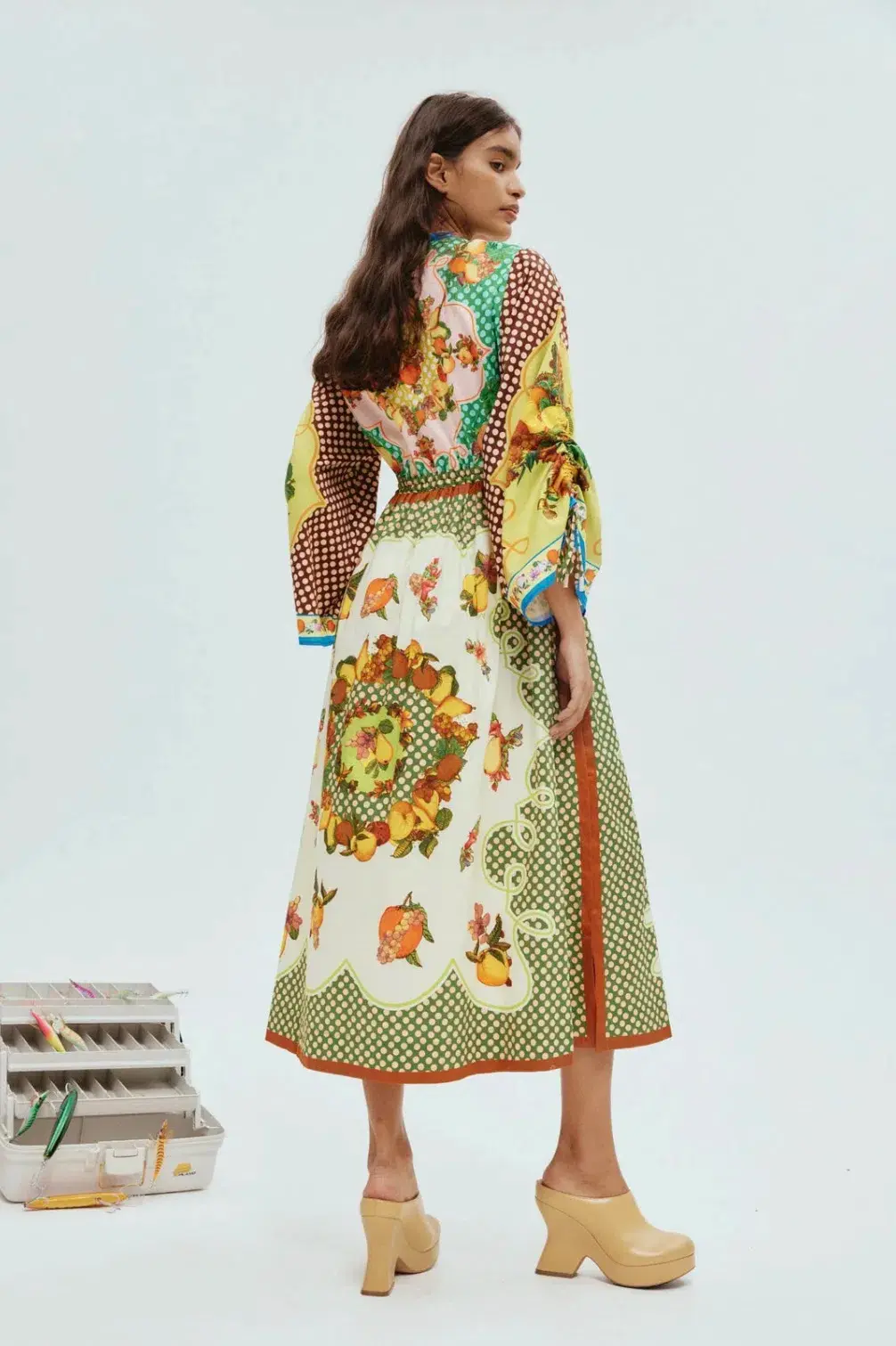 Alemais Lemonis Shirtdress Print Multi Size 10 - Image 3
