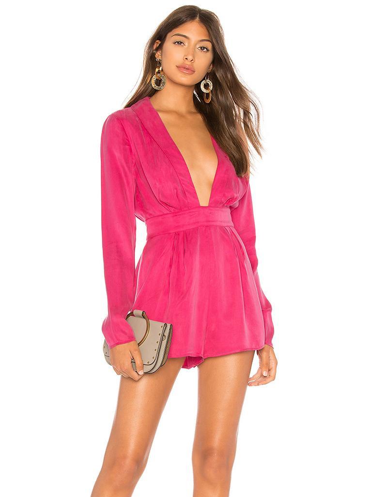 Lovers + Friends Pink Playsuit Size 10 - Image 1