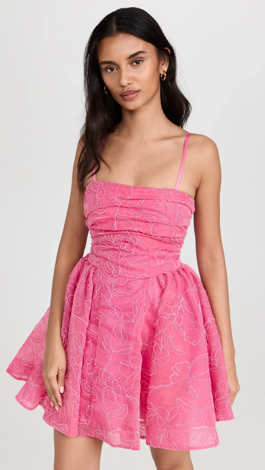 Aje Evangeline Cornelli Mini Dress in Protea Pink  Size 8 - Image 2
