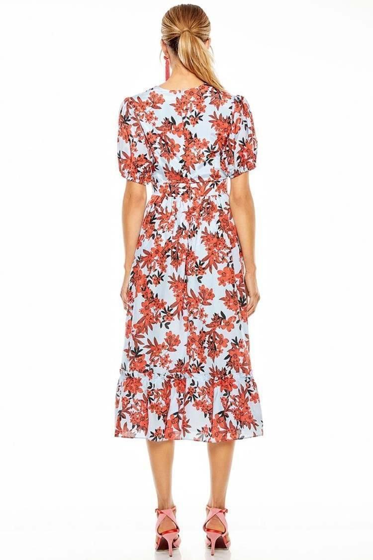 Talulah Red Sea Midi Dress 10 - Image 3