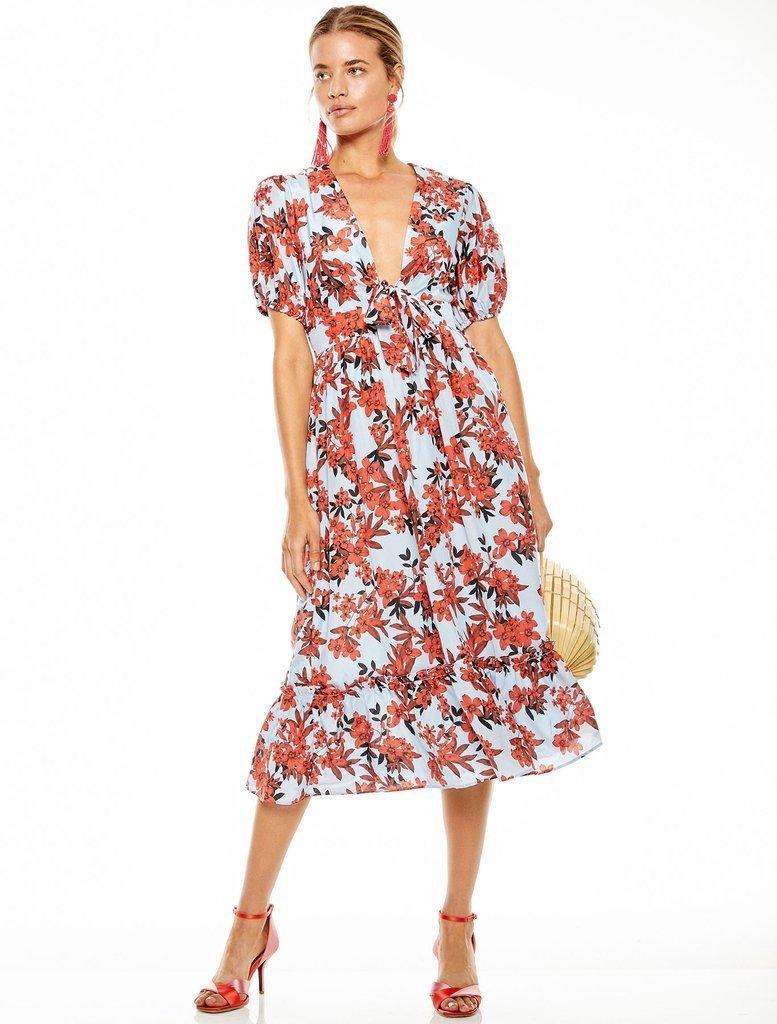 Talulah Red Sea Midi Dress 10 - Image 4