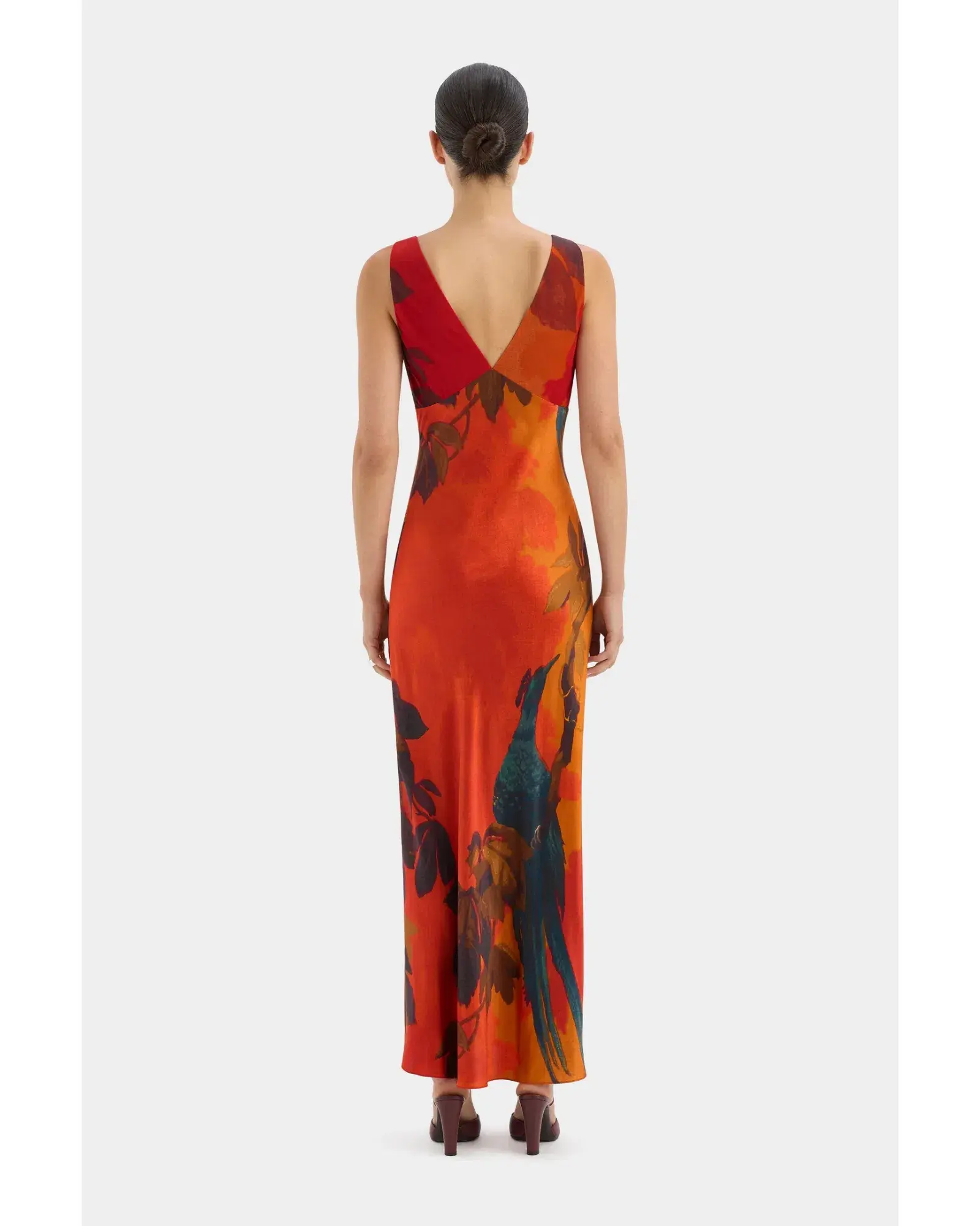 Sir the Label Lush V Neck Dress Wren Print Size 3 / AU 12  - Image 3