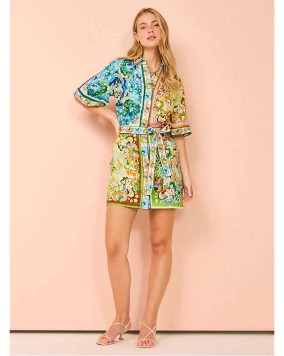 Alemais Dreamer Mini Dress in Multi Size AU 8 - Image 1