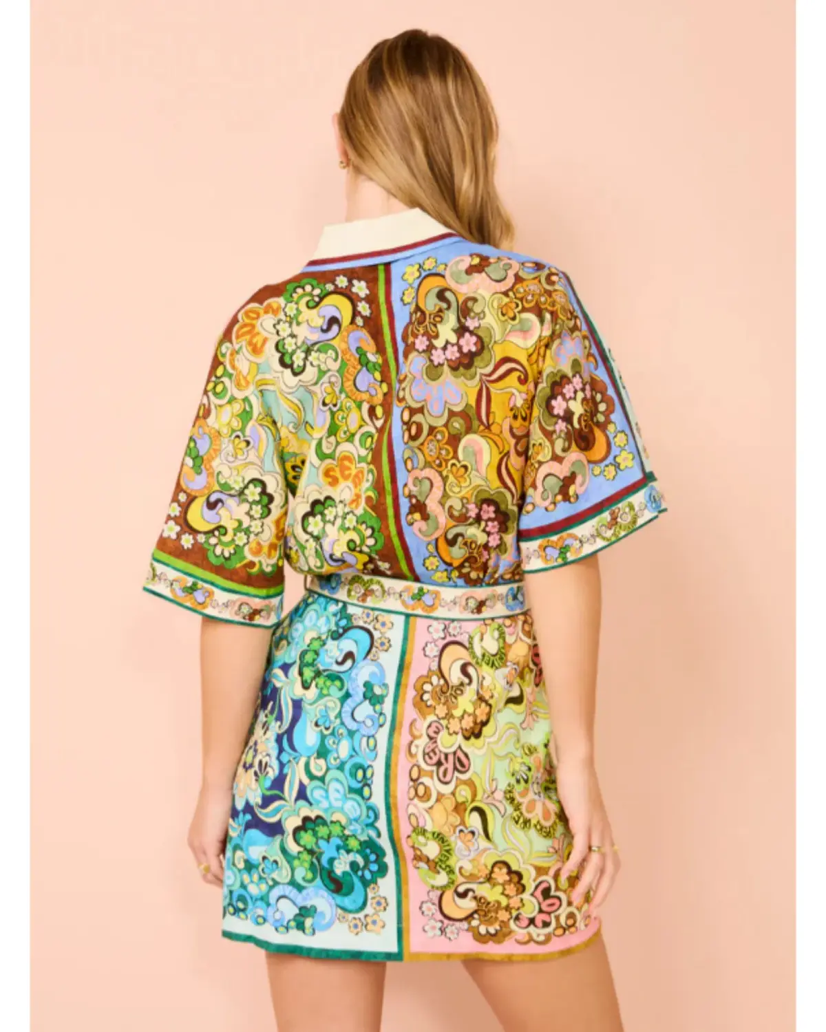 Alemais Dreamer Mini Dress in Multi Size AU 8 - Image 4