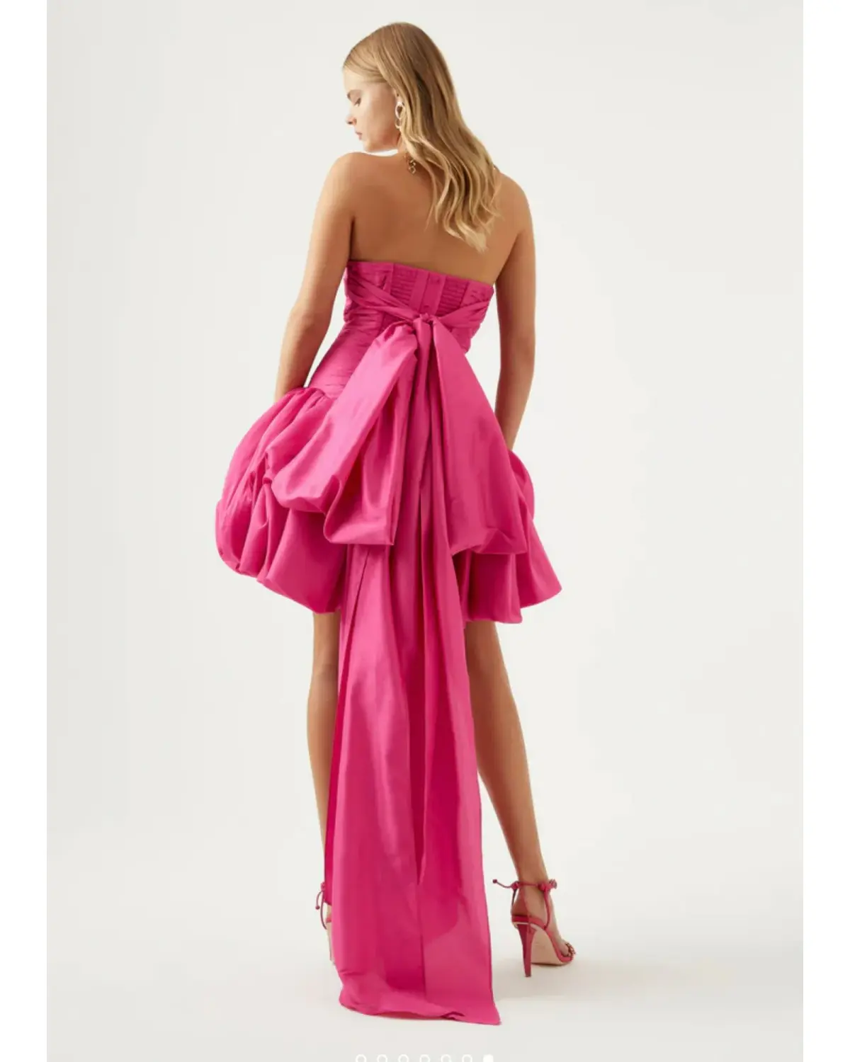 Aje Piacere Bubble Mini Dress Pink Size AU 8  - Image 2