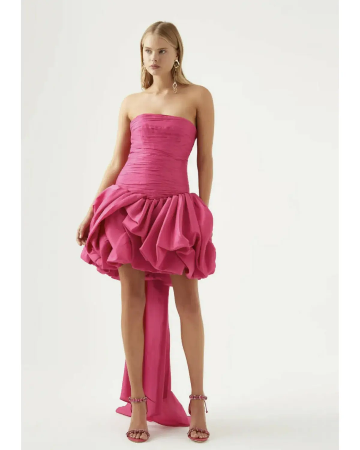 Aje Piacere Bubble Mini Dress Pink Size AU 8  - Image 1