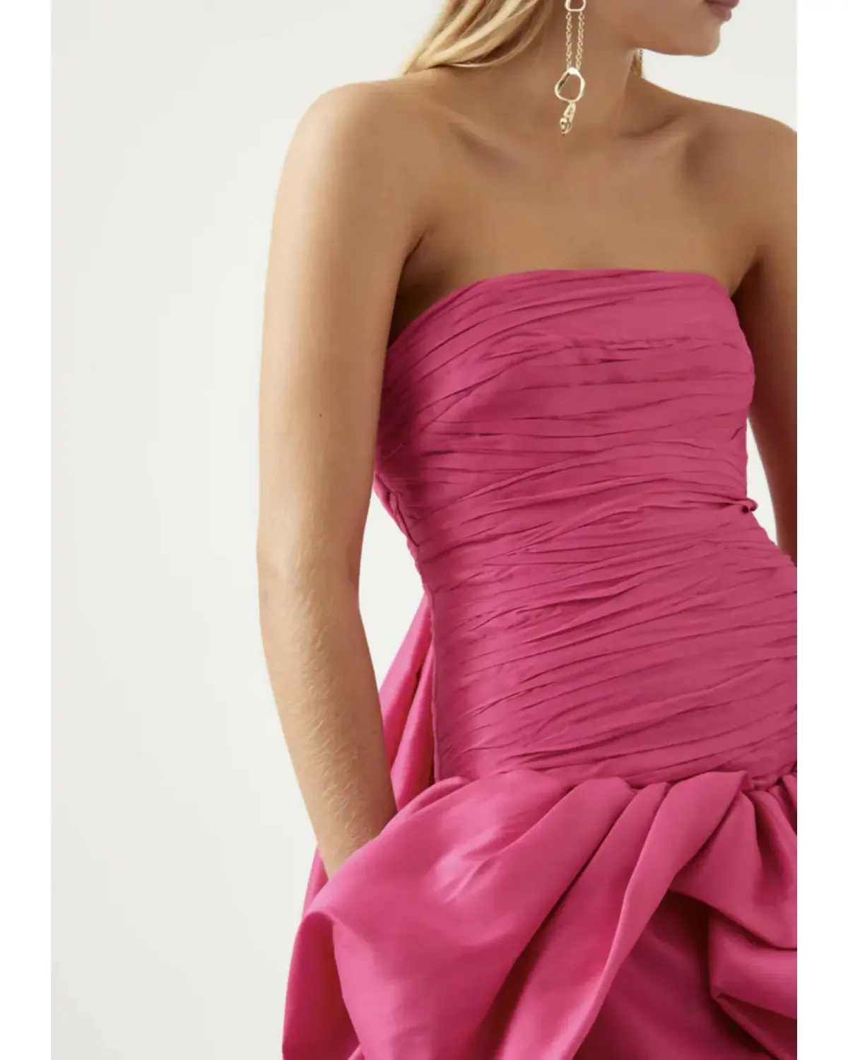 Aje Piacere Bubble Mini Dress Pink Size AU 8  - Image 3