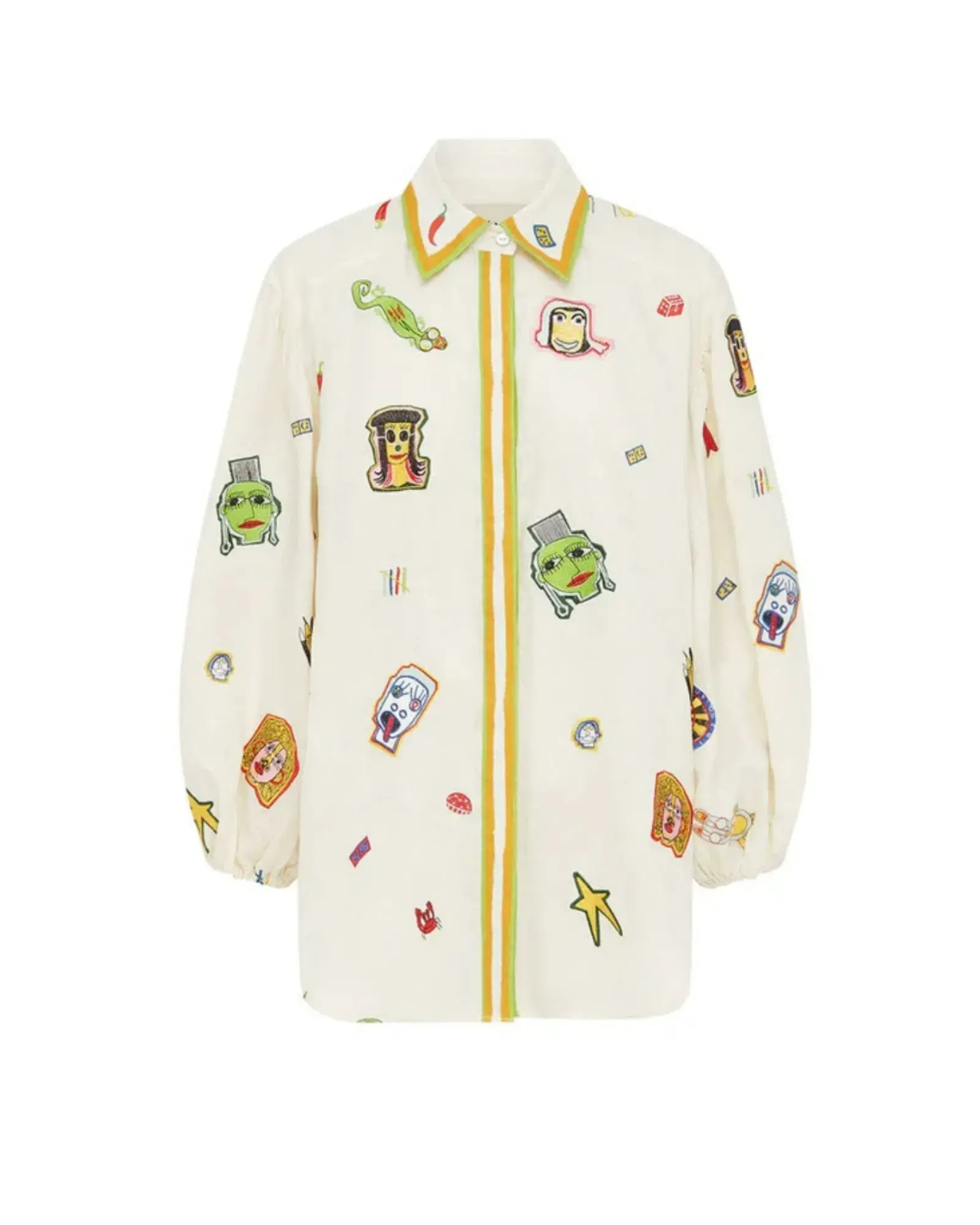 Alemais Checkers Shirt and Harmonia Quilted Shorts Set Print Size AU 16 - Image 5