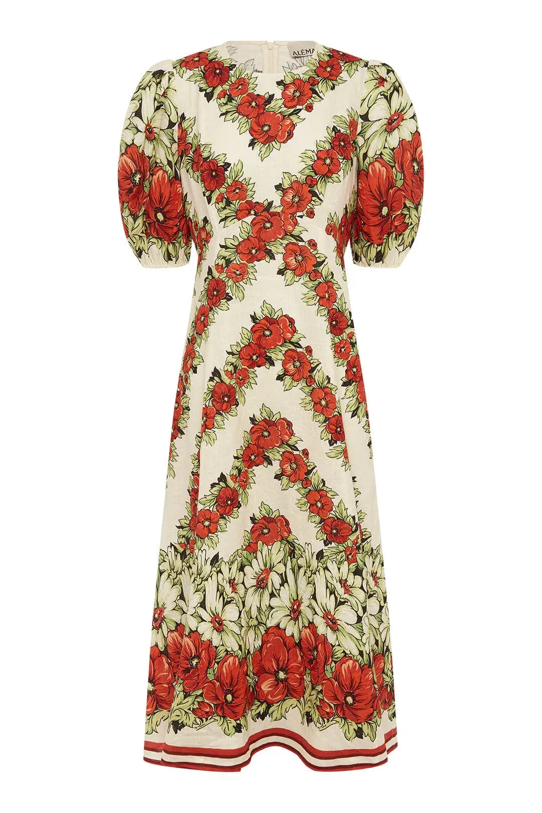 Alemais Amelie Midi Dress Floral Size AU 16 - Image 6