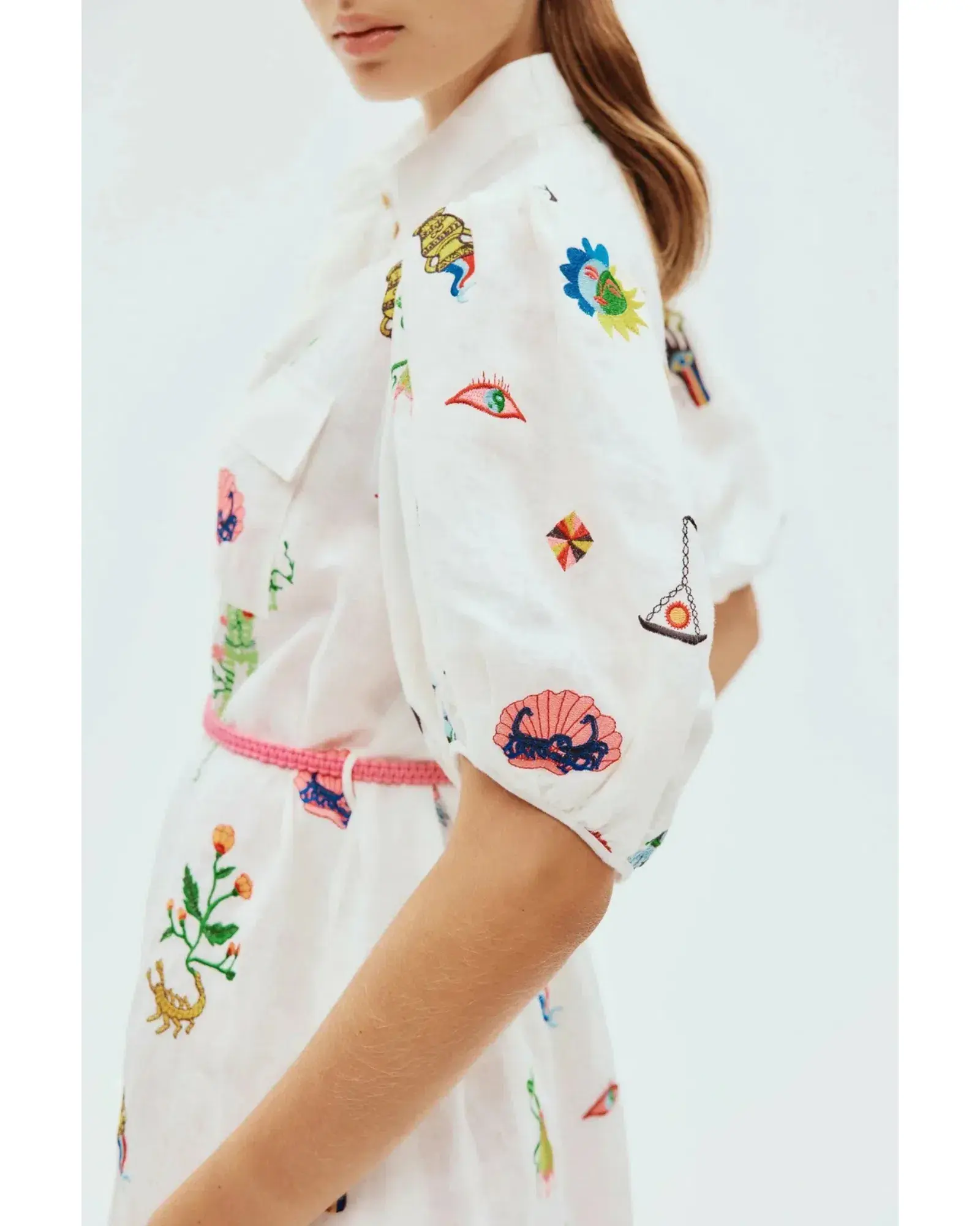 Alemais Atticus Shirtdress Print Size AU 14 - Image 2