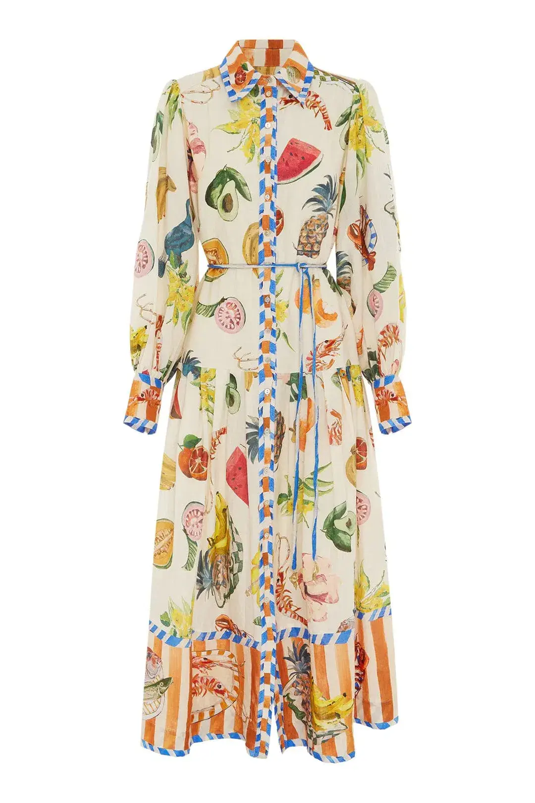 Alemais Theo Shirtdress Multi Size AU 14 - Image 5