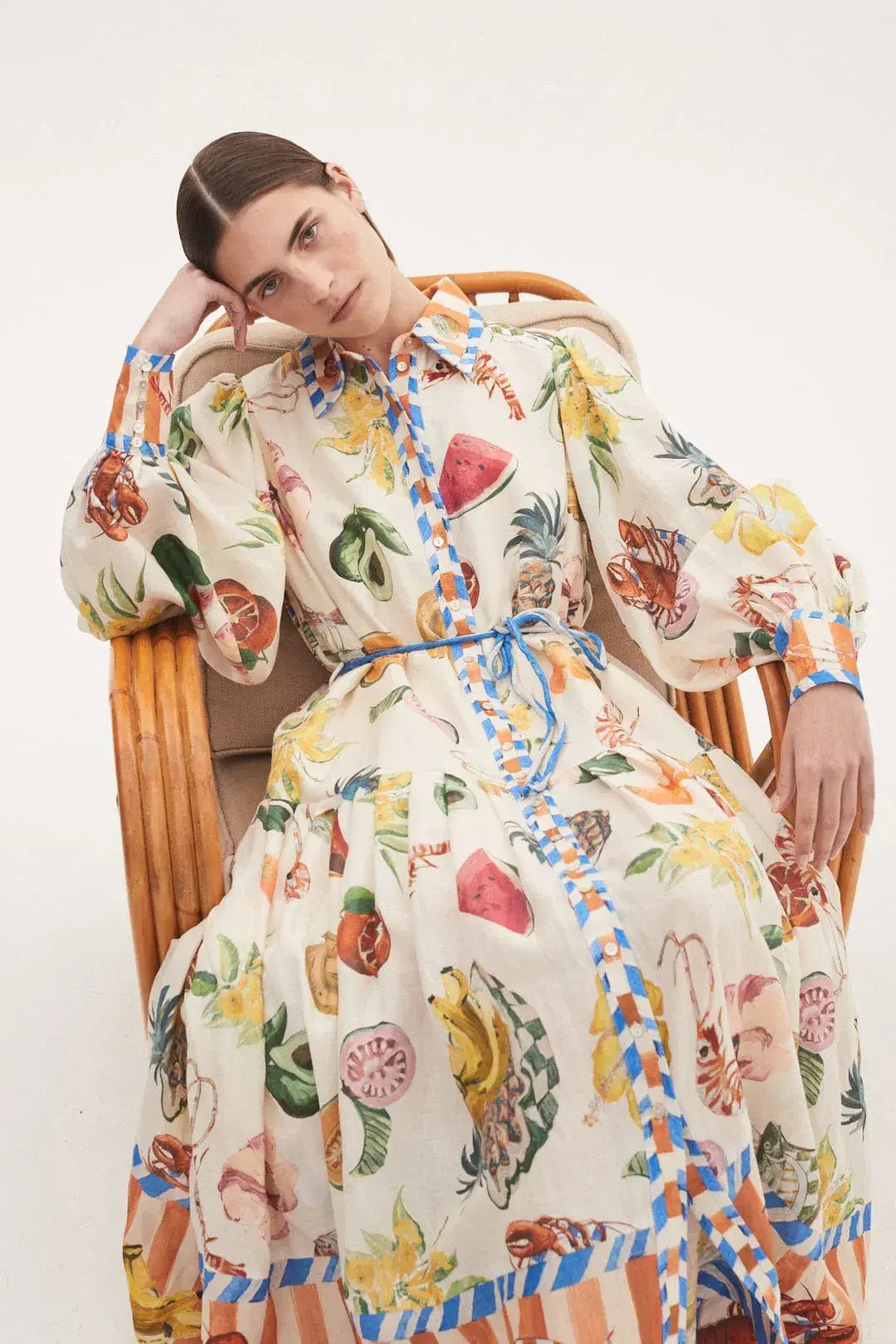 Alemais Theo Shirtdress Multi Size AU 14 - Image 2