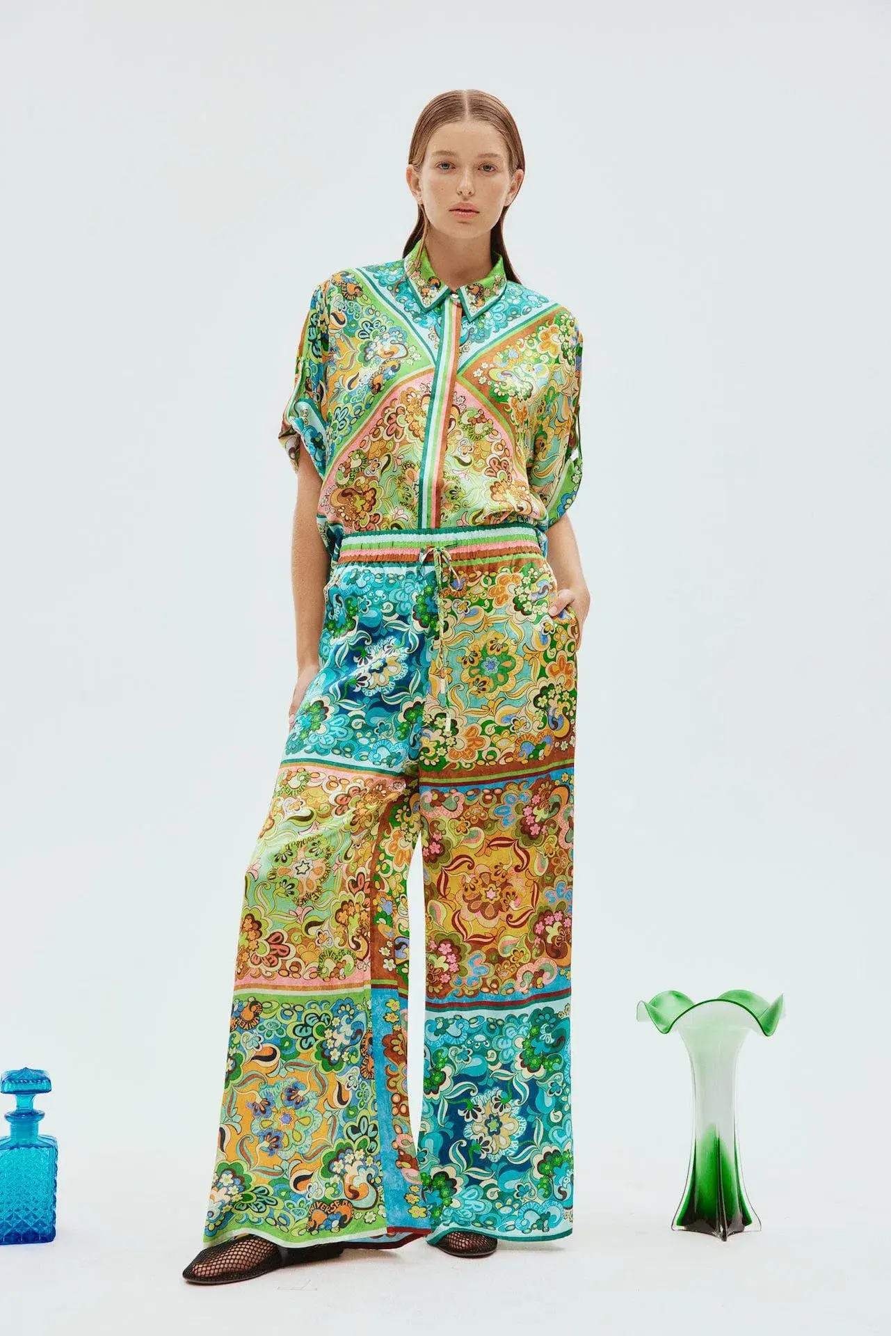 Alemais Dreamer Shirt and Pants Set Multi Size AU 16 - Image 1