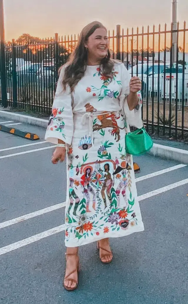 Alemais Meagan Midi Dress Print Size AU 16 - Image 5