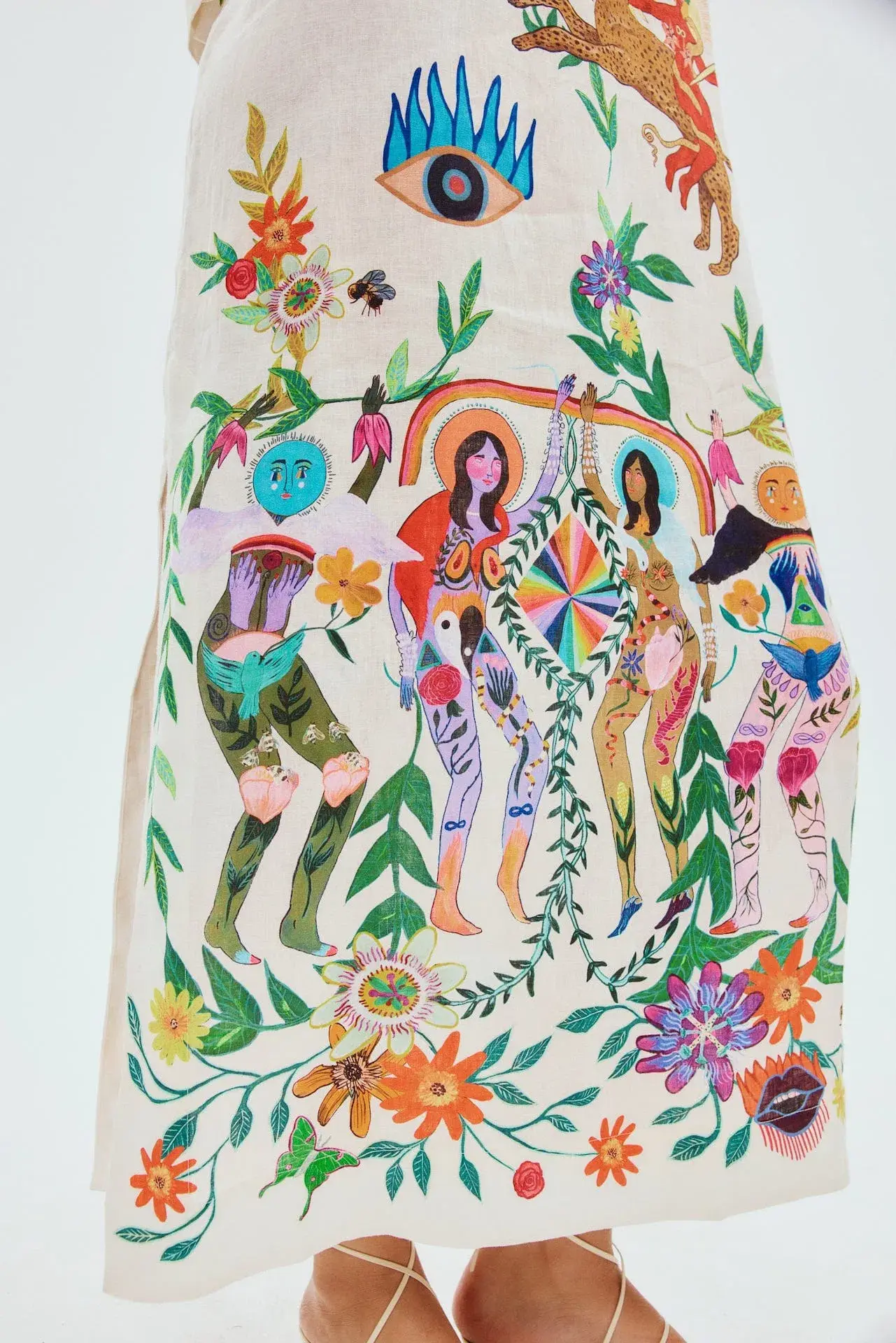 Alemais Meagan Midi Dress Print Size AU 16 - Image 4