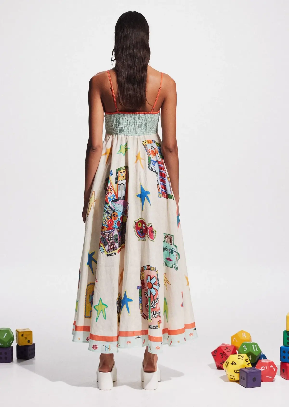 Alemais Players Sundress Print Size 14 - Image 3