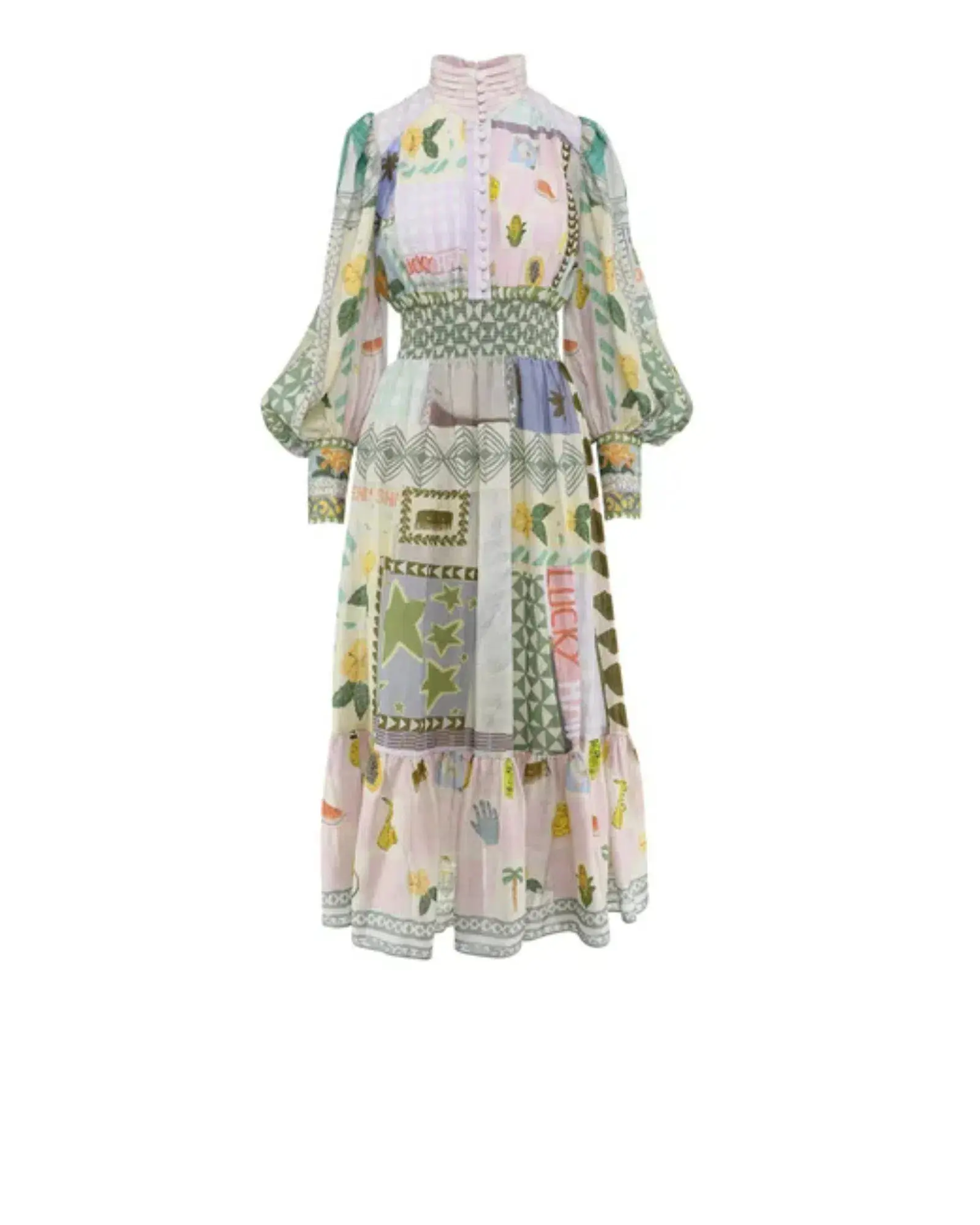 Alemais Emma Gale Shirtdress Multi Size AU 14 - Image 4