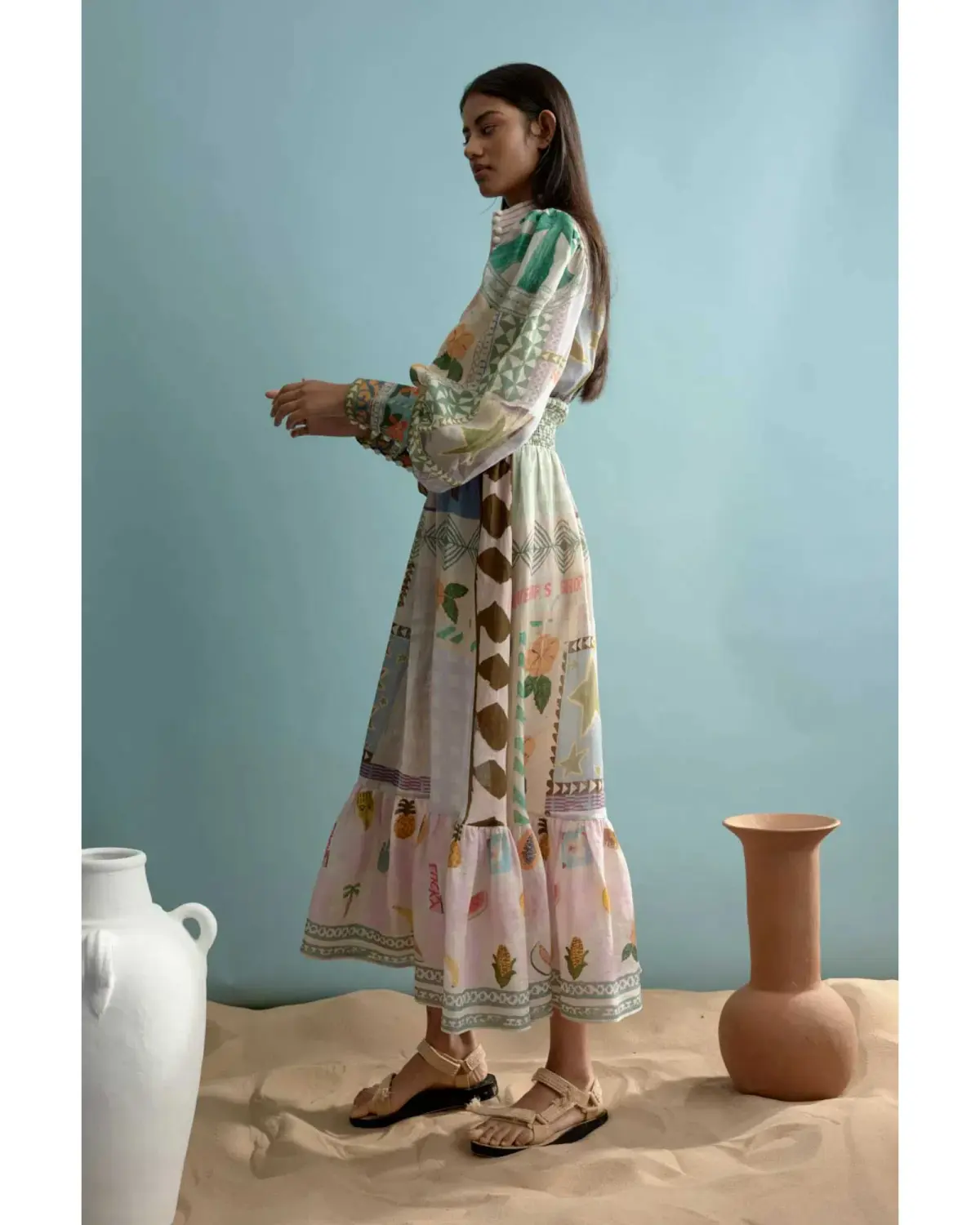 Alemais Emma Gale Shirtdress Multi Size AU 14 - Image 2