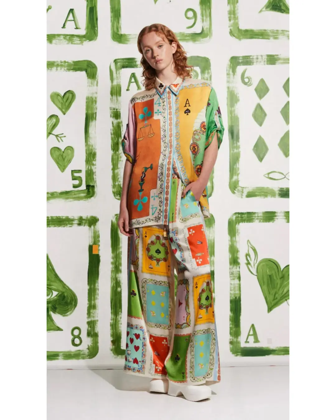 Alemais Rummy Shirt and Pant Set Multi Size AU 16 for rent on The Volte - main image