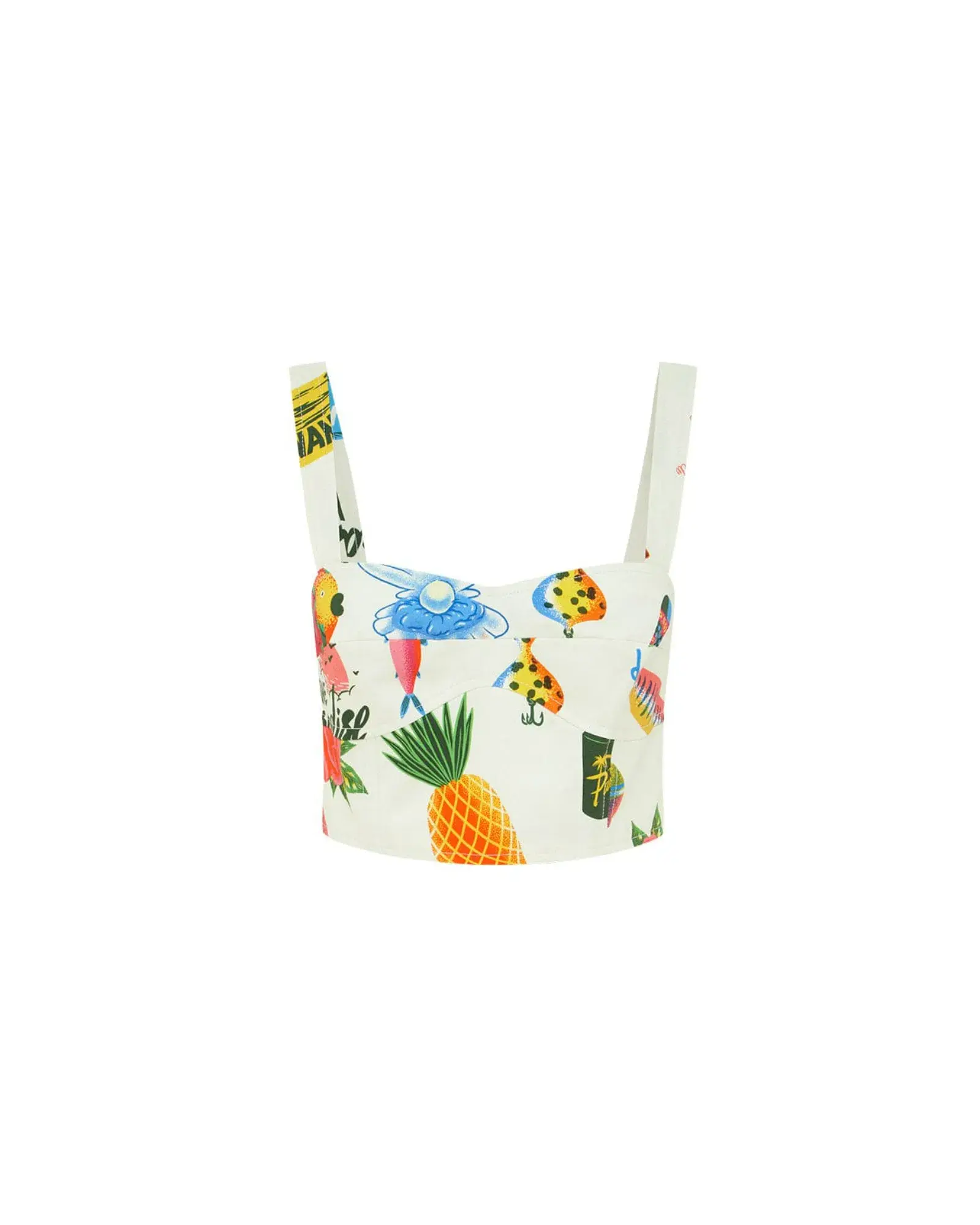 Alemais Samaki Crop Top and Pants Print Size AU 14 - Image 4