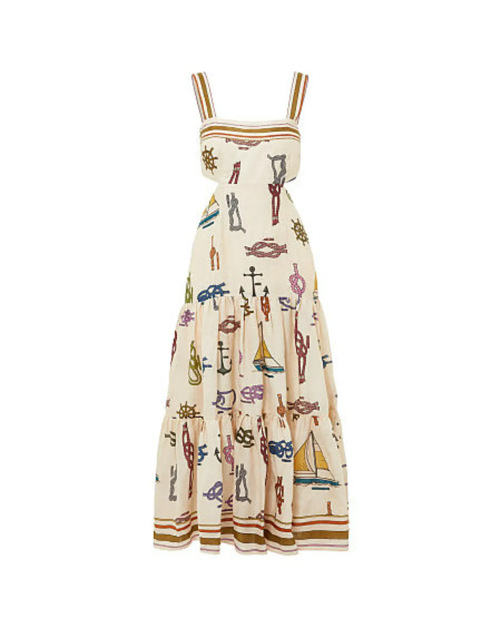Alemais Ships Ahoy Sundress Print Size AU 12 - Image 3