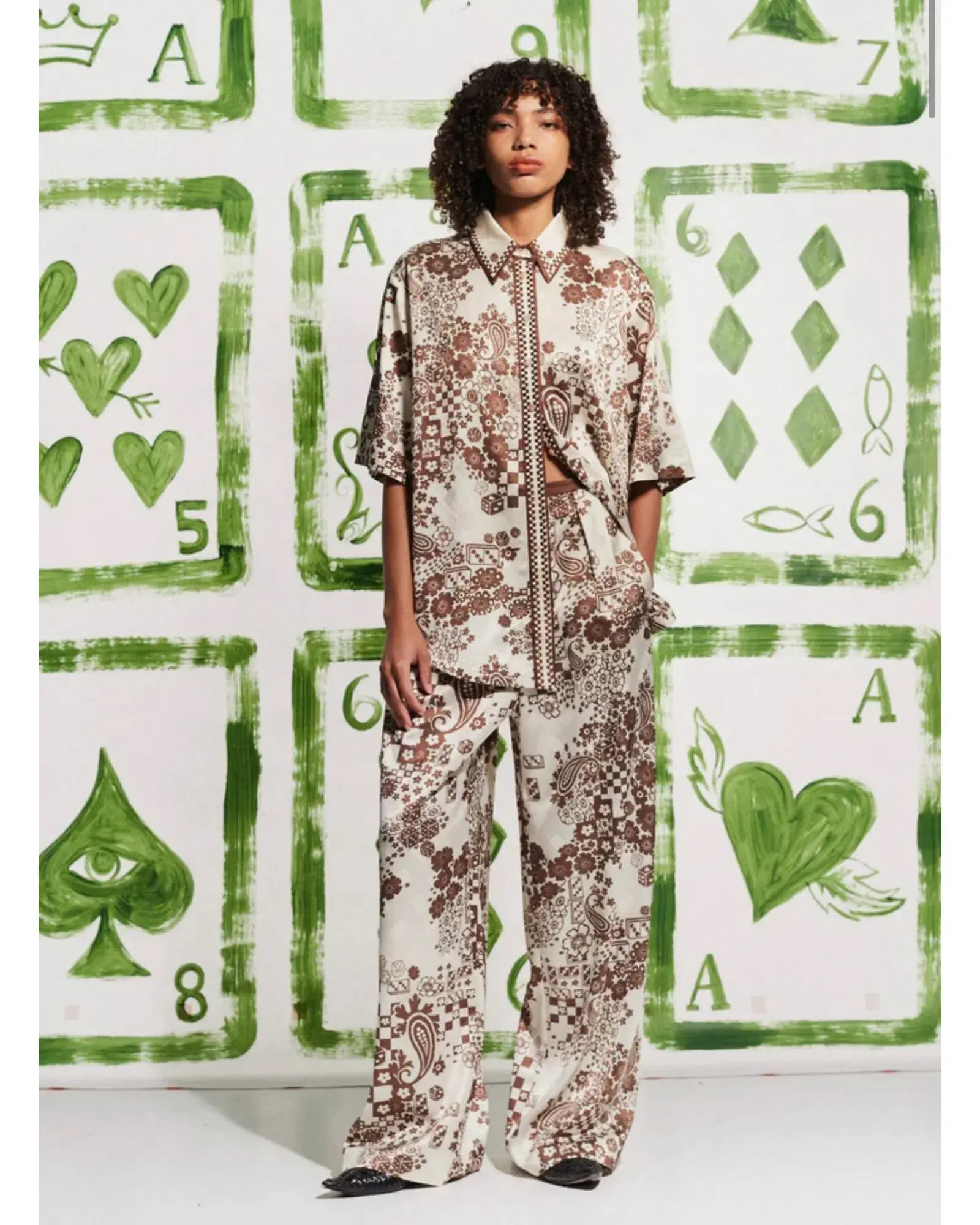 Alemais Vinnie Shirt and Pants Set Print Size AU 16 - Image 1