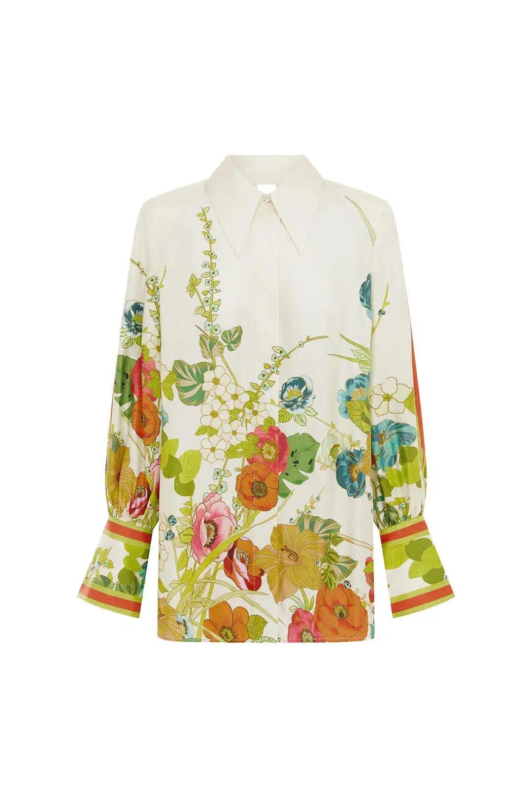 Alemais Constance Shirt and Pants Set Cream Floral Size 16 - Image 4