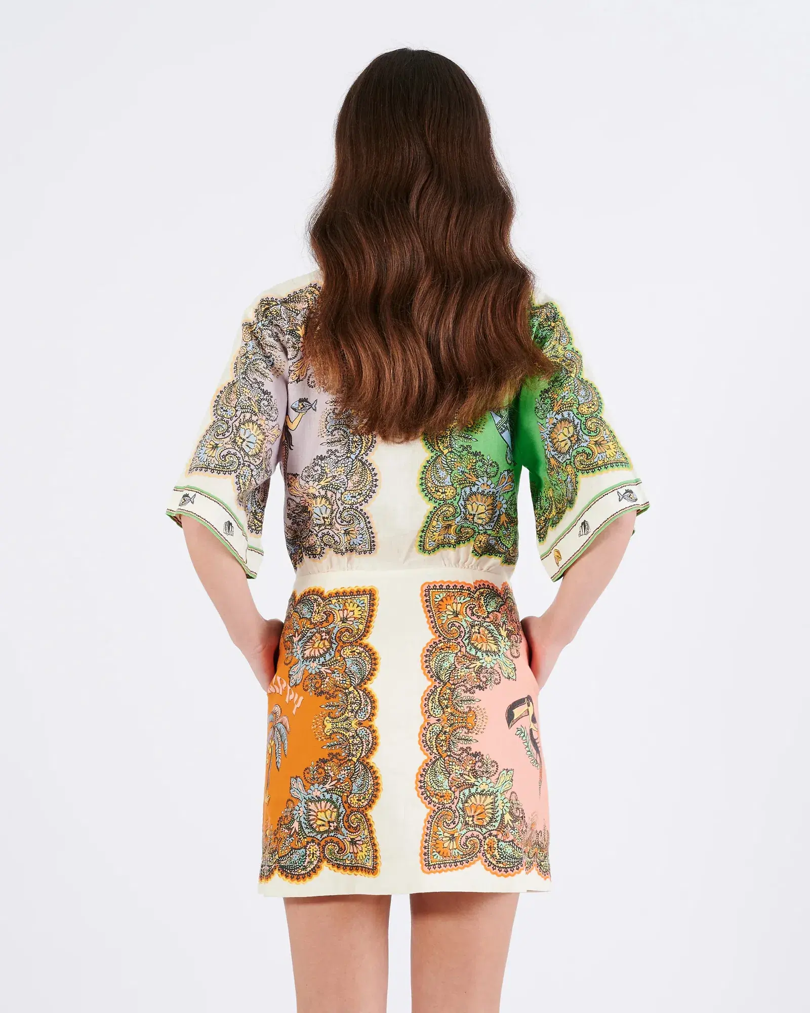 Alemais Trippy Troppo Mini Dress Multi Size AU 16 - Image 4