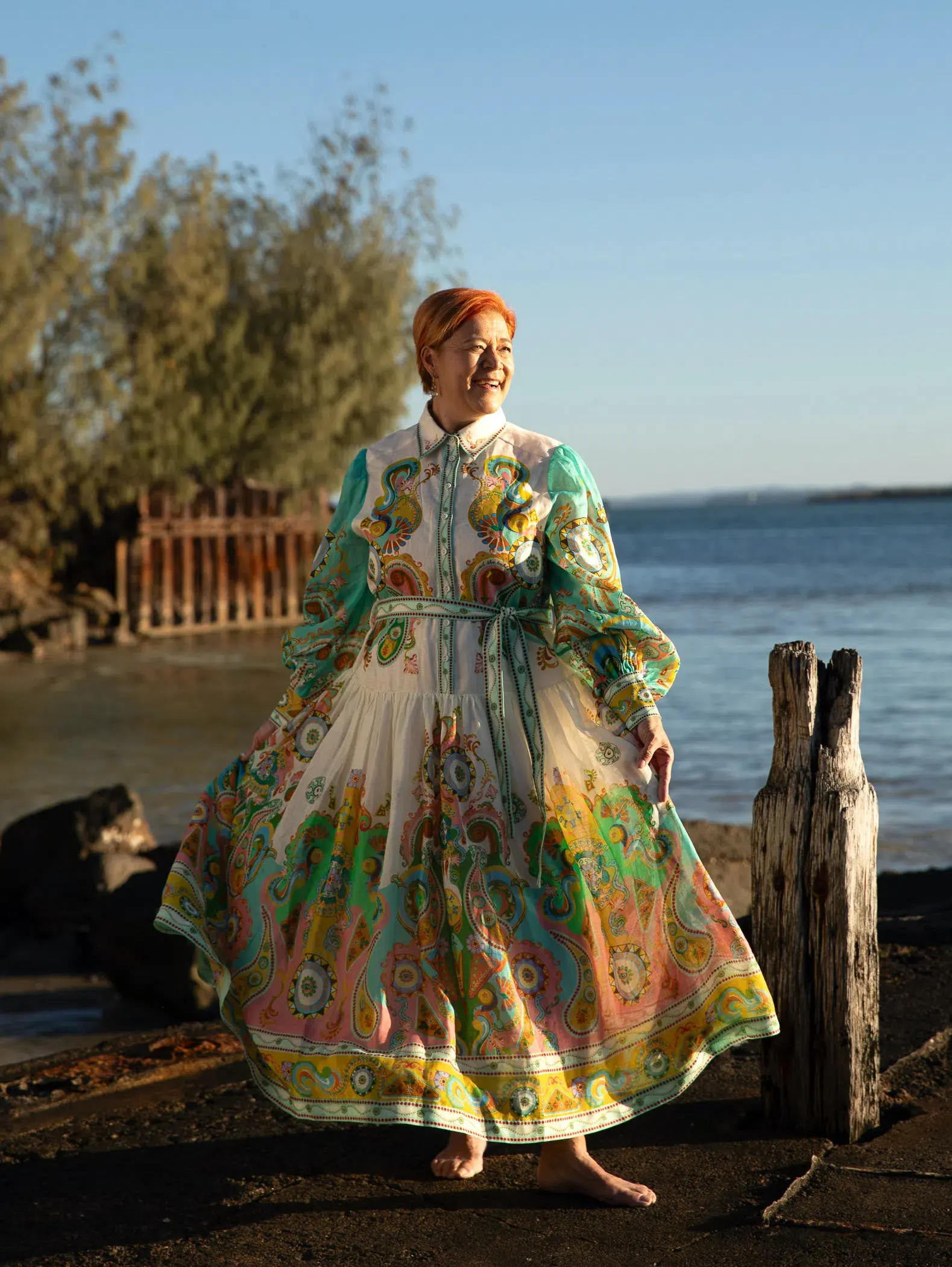 Alemais Pinball Shirtdress Multi Size 14 - Image 1