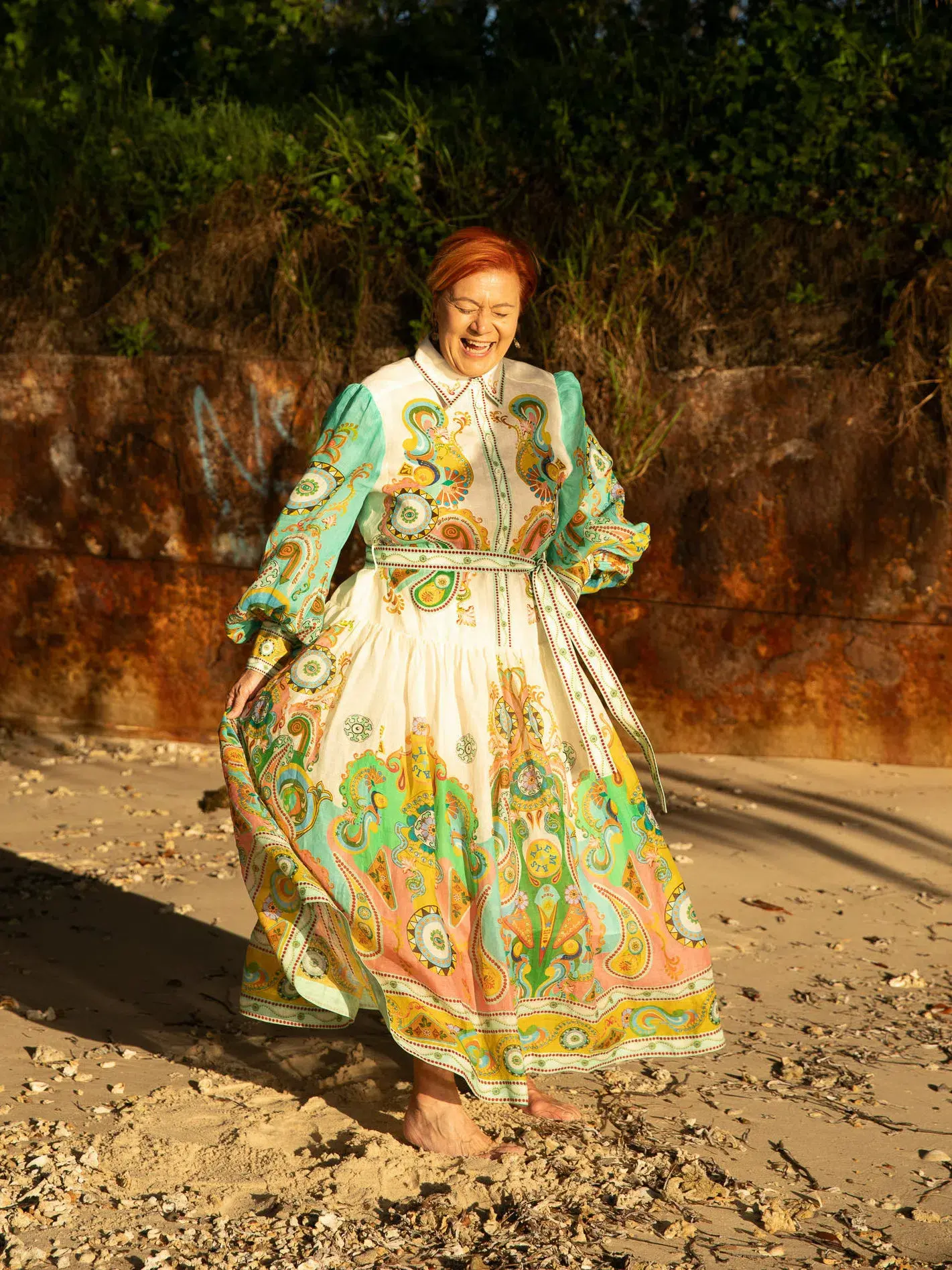 Alemais Pinball Shirtdress Multi Size 14 - Image 2