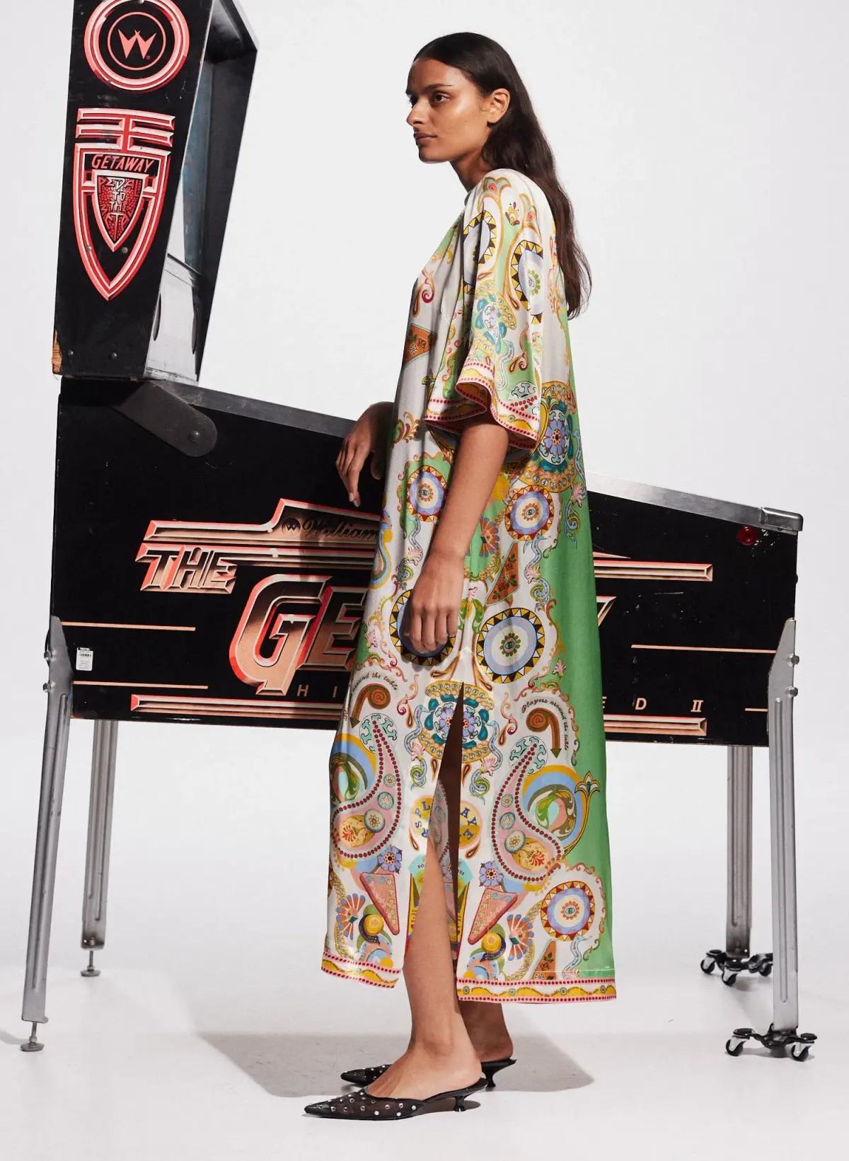 Alemais Pinball Midi Dress Multi Size 16 - Image 4