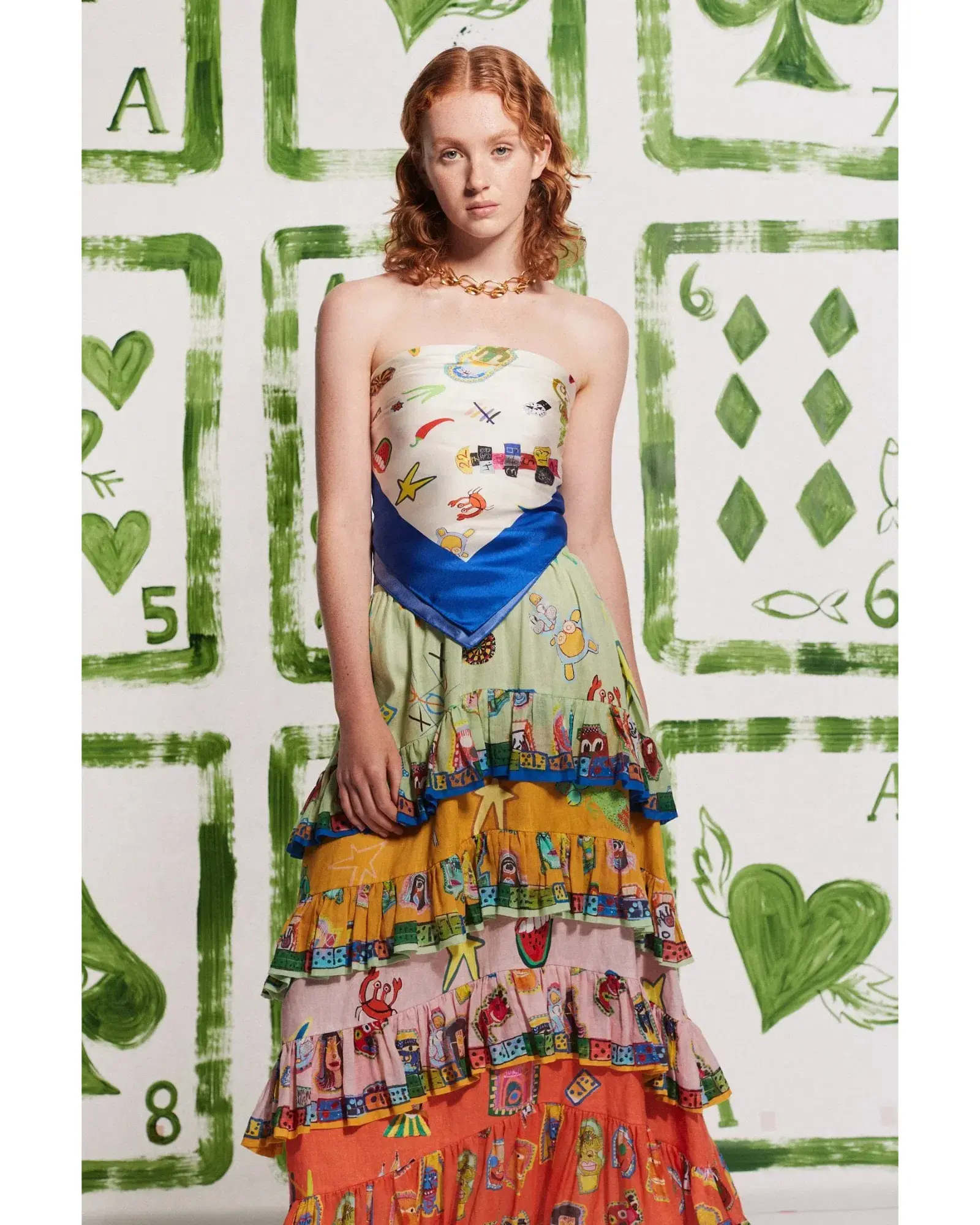 Alemais Players Tiered Skirt Multi Size AU 16 - Image 3