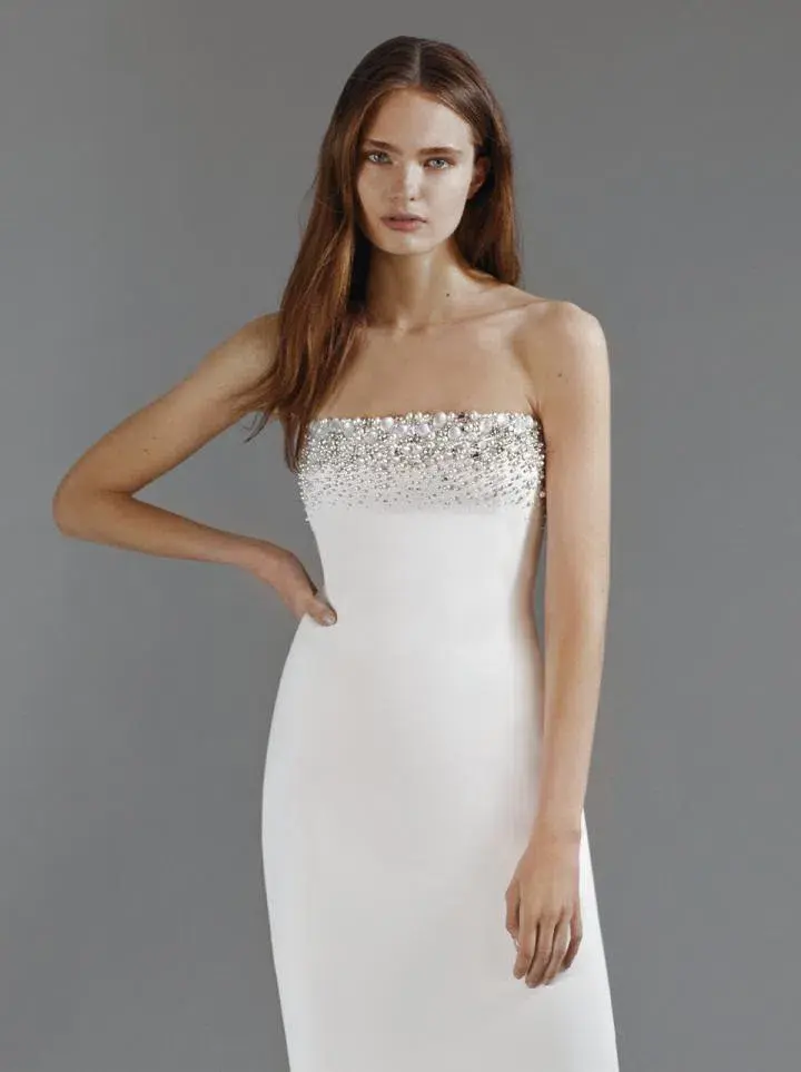 Galia Lahav Eve Slim-fitted Wedding Dress  Ivory  Size 6  - Image 2