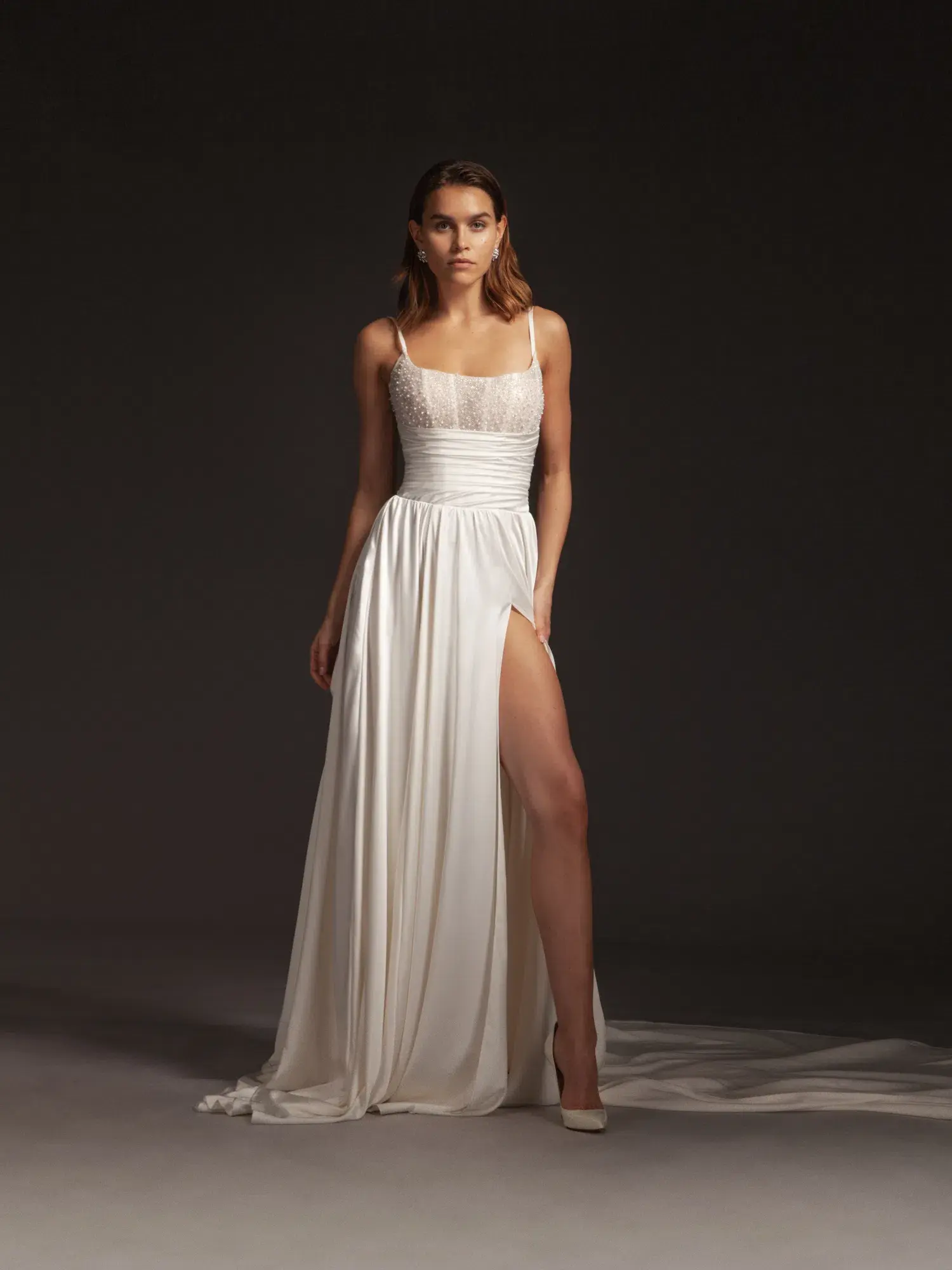 Galia Lahav Tammy Corset Wedding Dress  Ivory Size 8  - Image 1