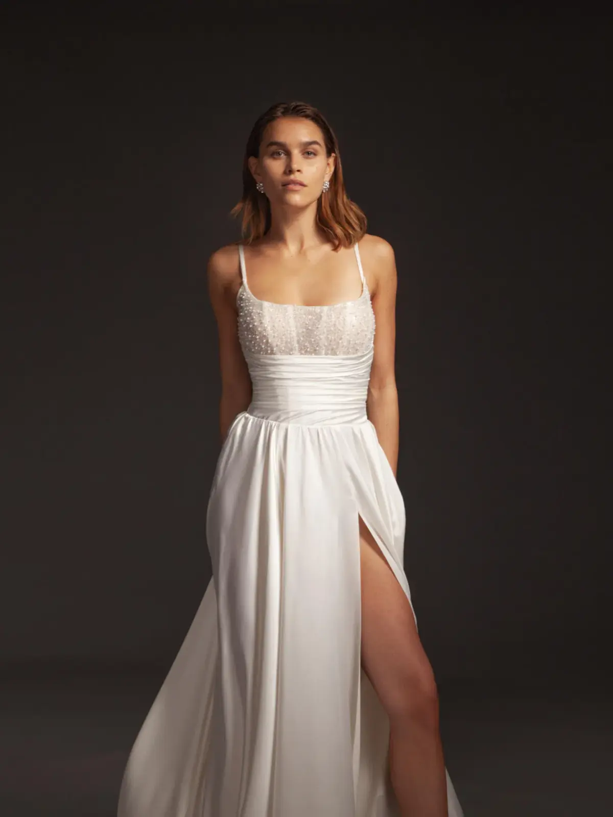 Galia Lahav Tammy Corset Wedding Dress  Ivory Size 8  - Image 3