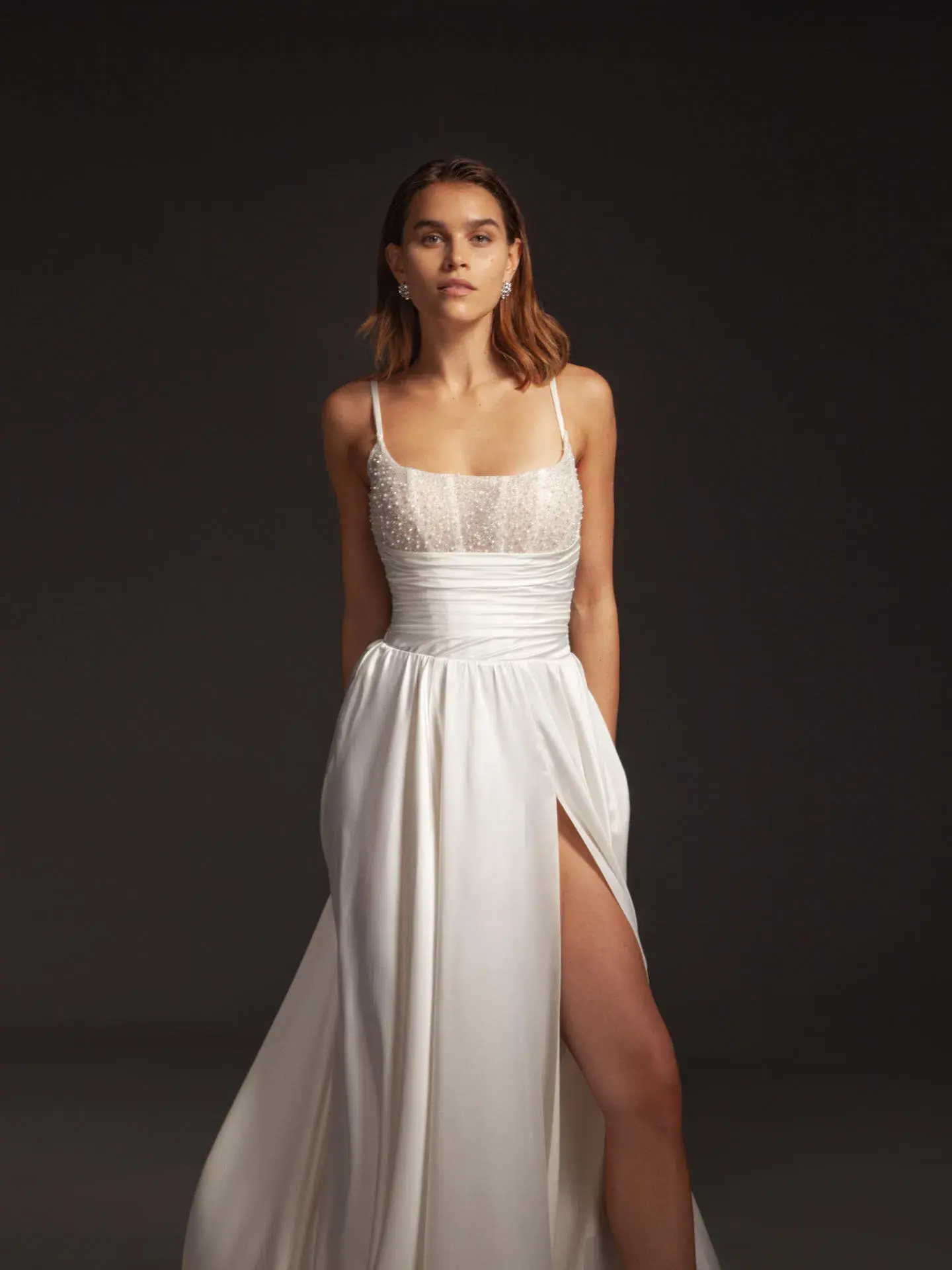 Galia Lahav Tammy Corset Wedding Dress  Ivory Size 8  - Image 3